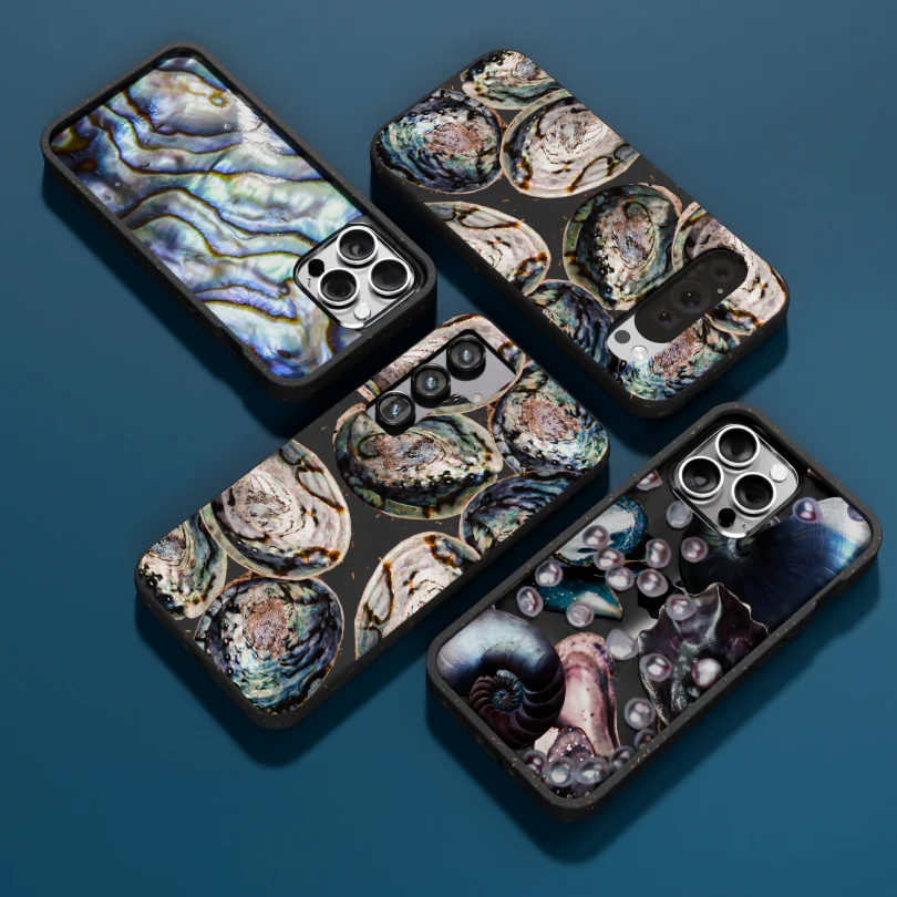 Black Abalone Shells Google Pixel 7a Case - Image 5