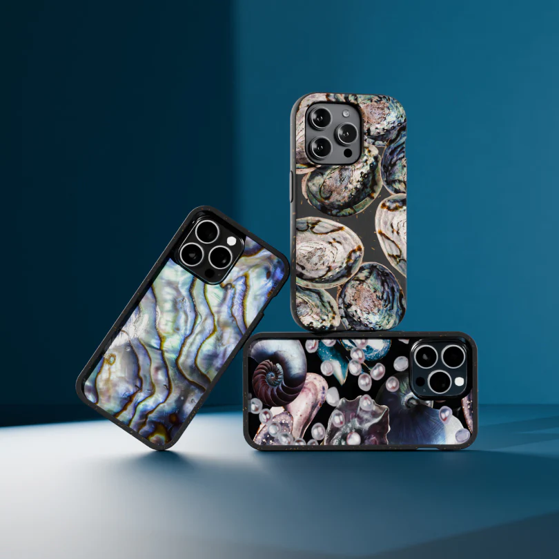 Black Abalone Shells Google Pixel 9a Case - Image 2