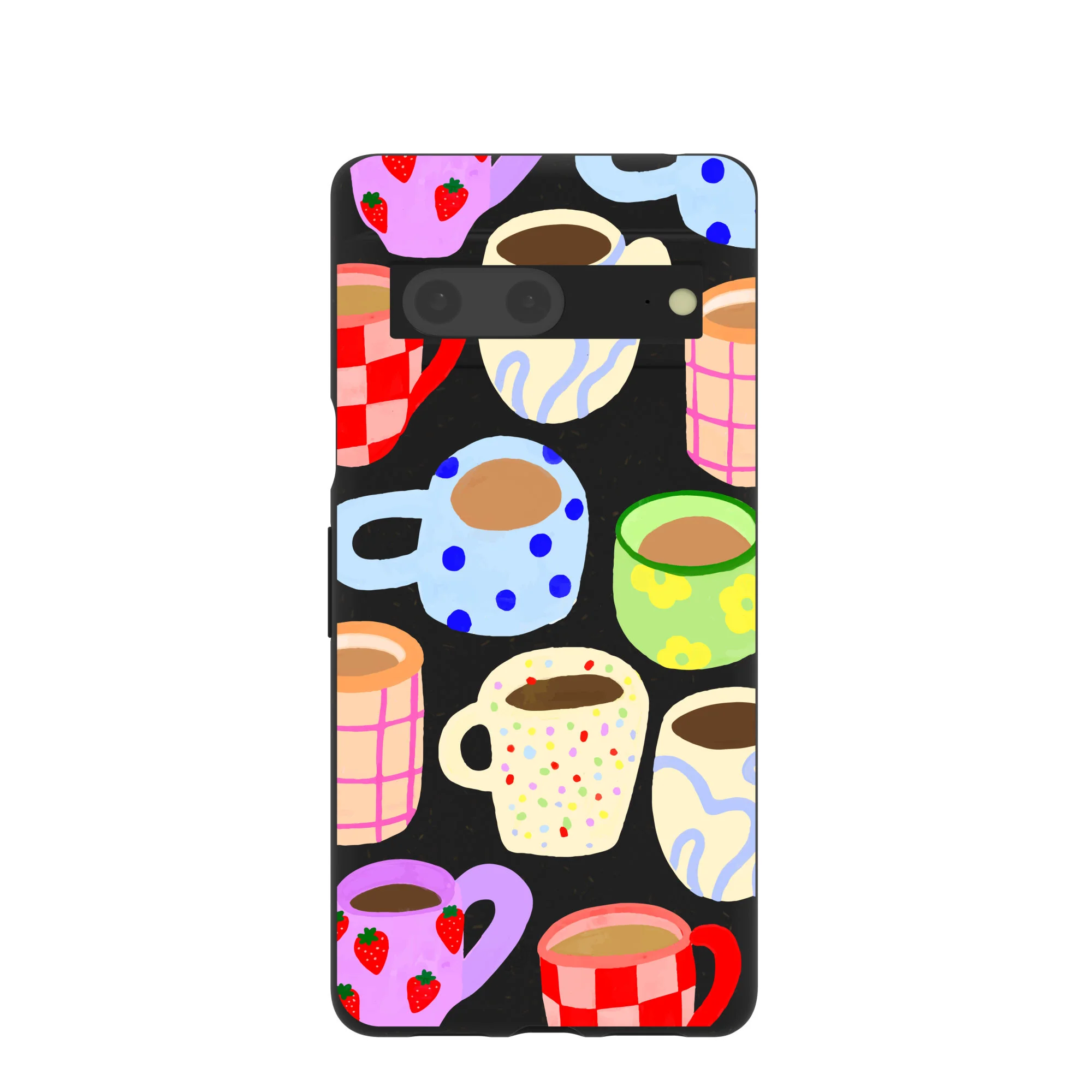 Black Cup of Joy Google Pixel 7 Case