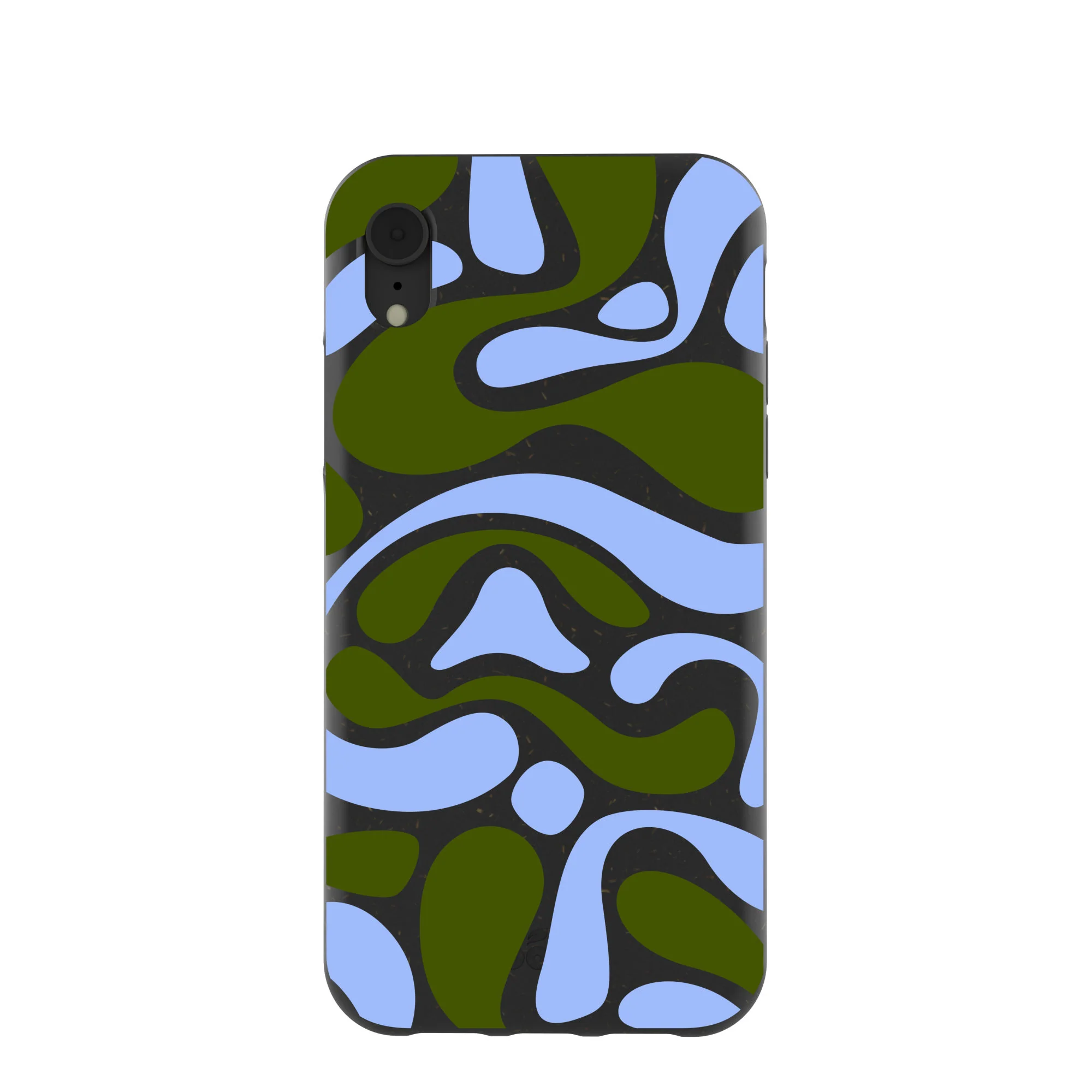 Black Curve and Flow iPhone XR Case
