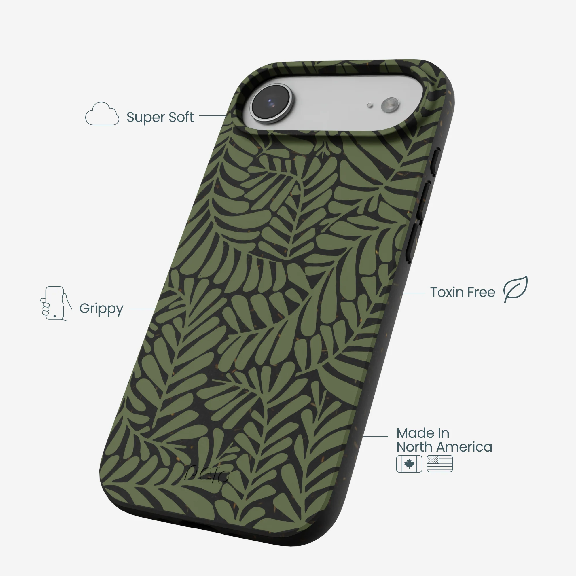 Black Fern Dreams iPhone Air Case - Image 4