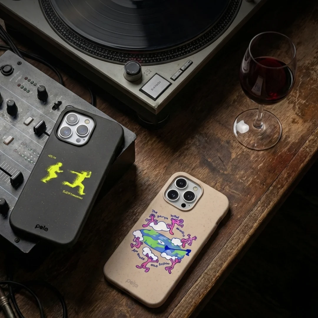Black Flow Frequency iPhone 17 Case - Image 8