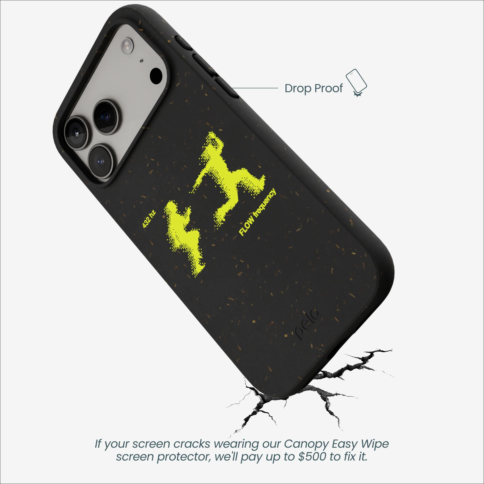 Black Flow Frequency iPhone 17 Pro Max Case - Image 5