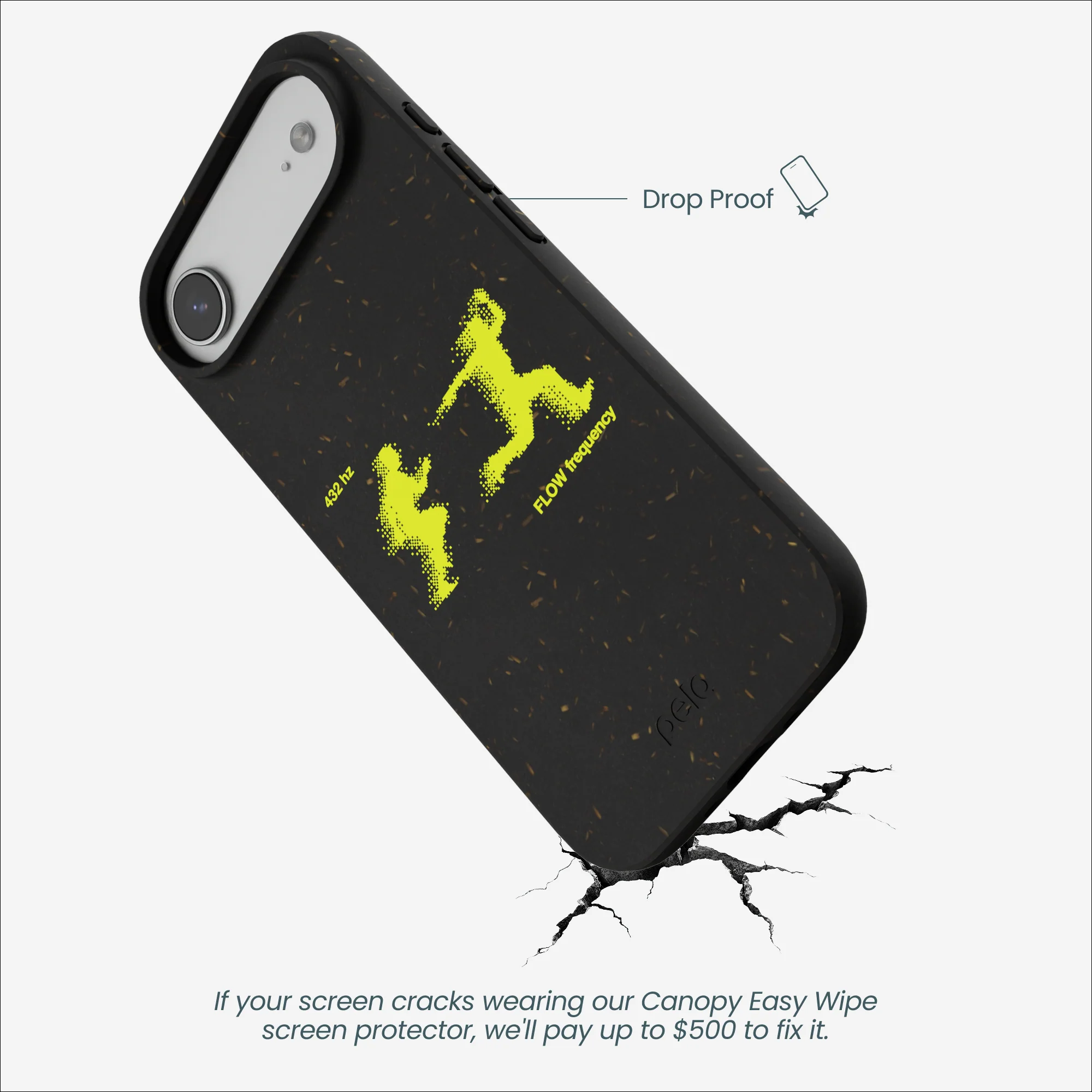 Black Flow Frequency iPhone Air Case - Image 5