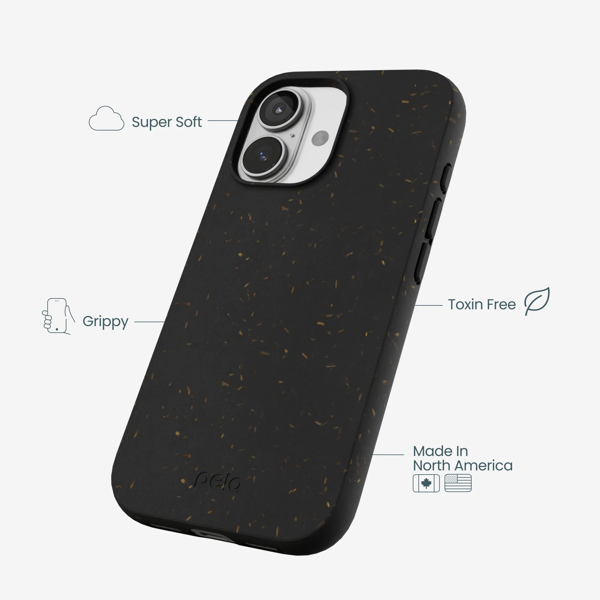 Black iPhone 17 Case - Image 4