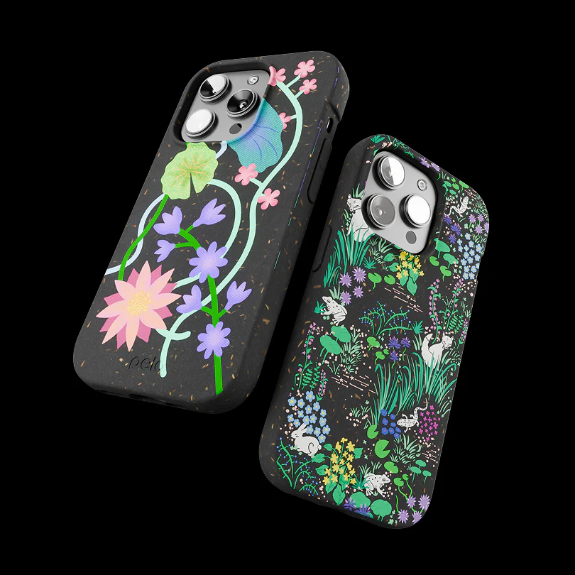 Black Midnight Pond iPhone 14 Plus Case - Image 8