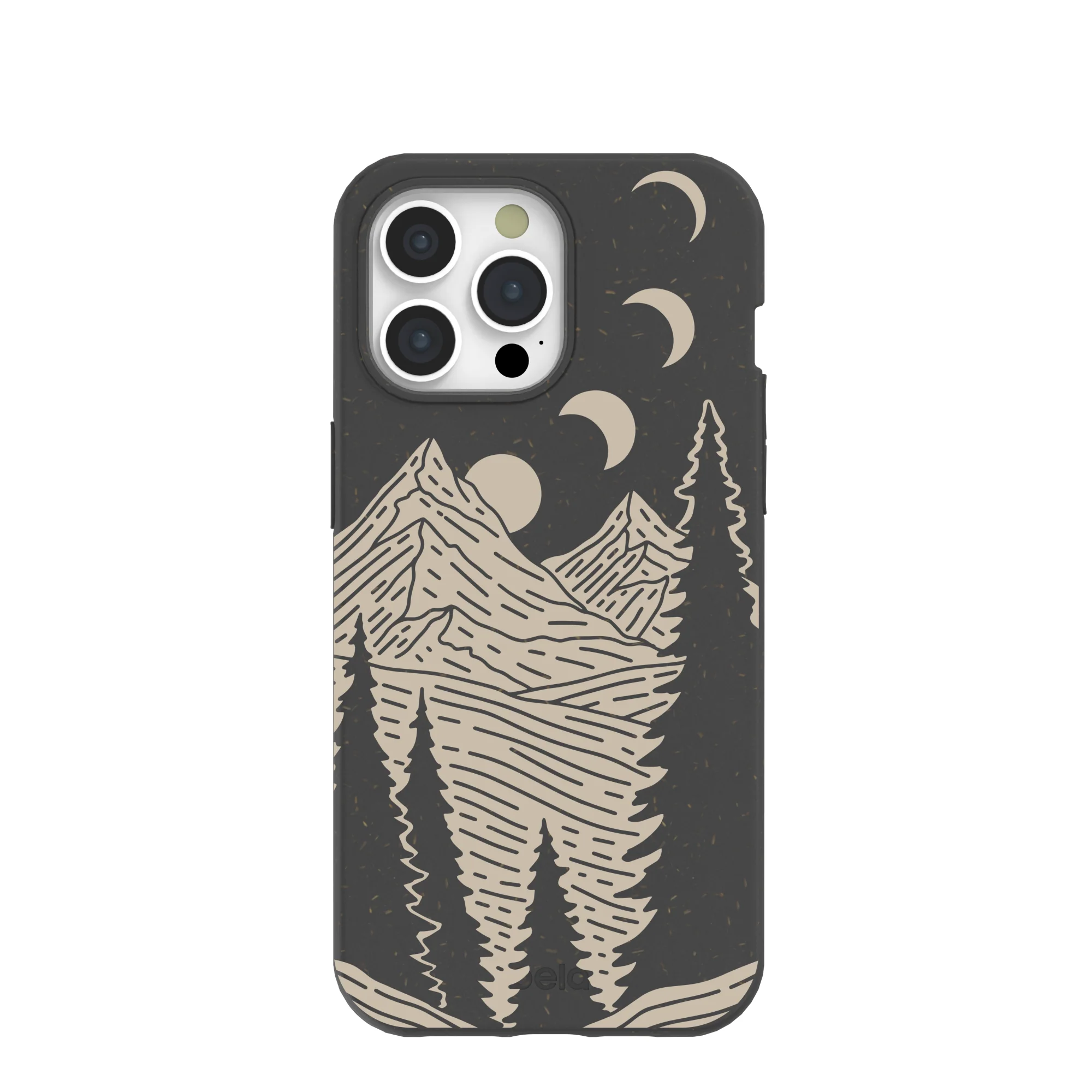 Black Moonlight Peaks iPhone 15 Pro Max Case