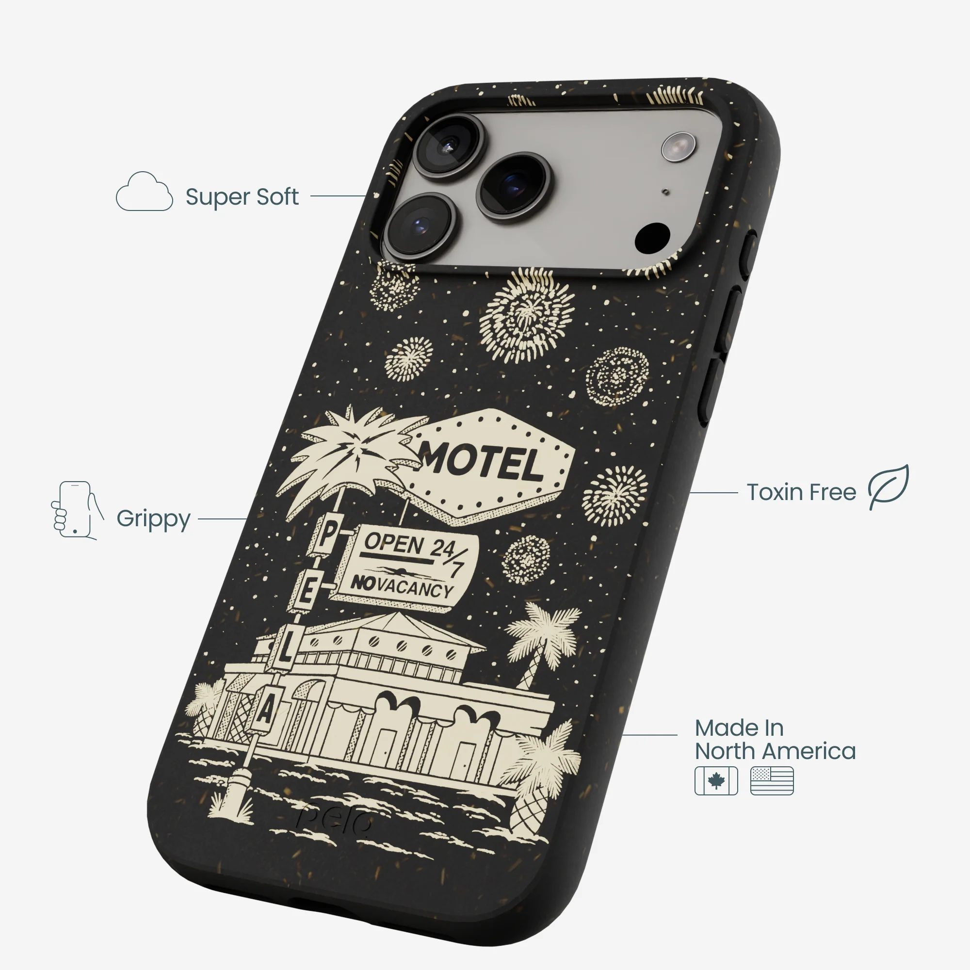 Black Motel Pela iPhone 17 Pro Max Case - Image 4