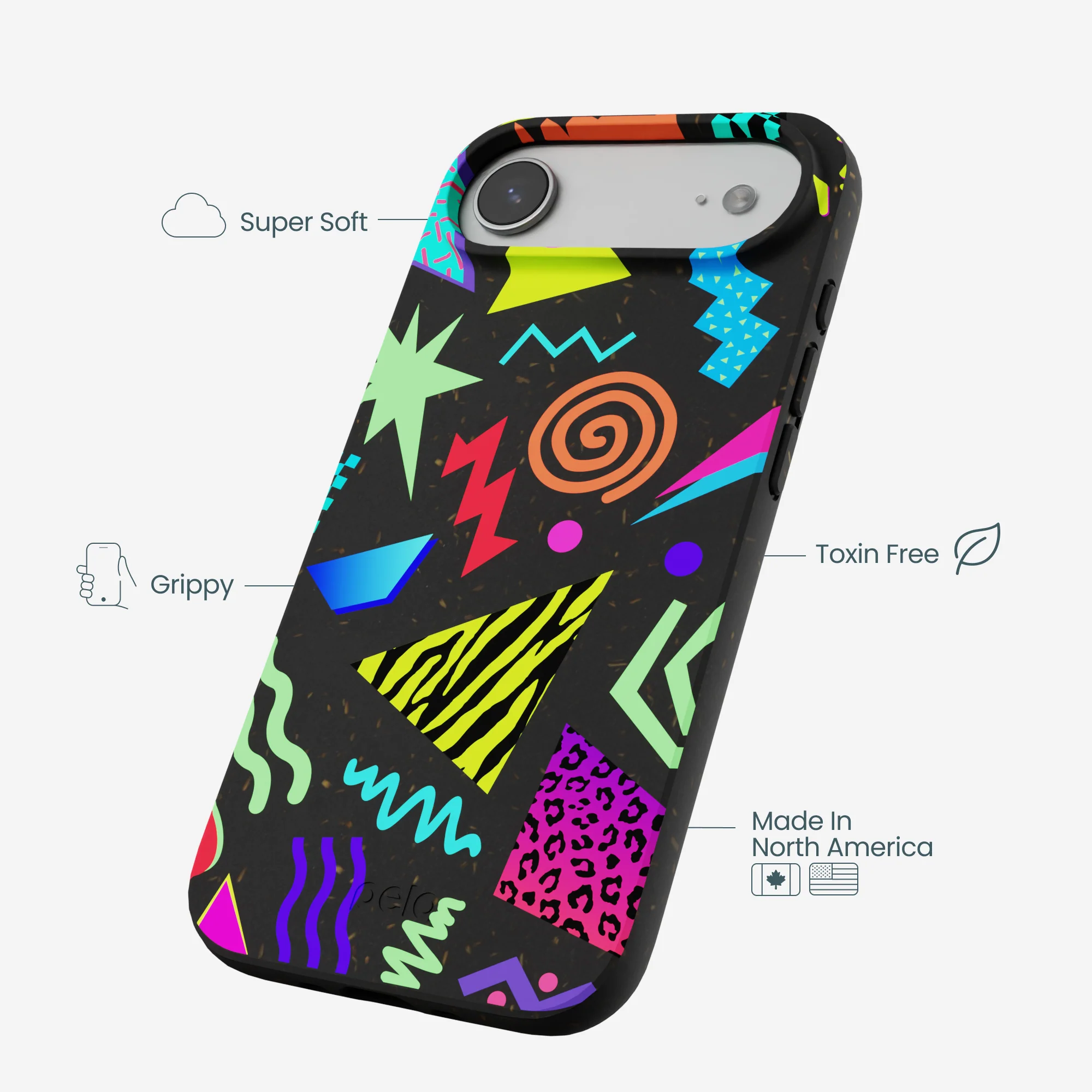 Black Neon Blast iPhone Air Case - Image 3