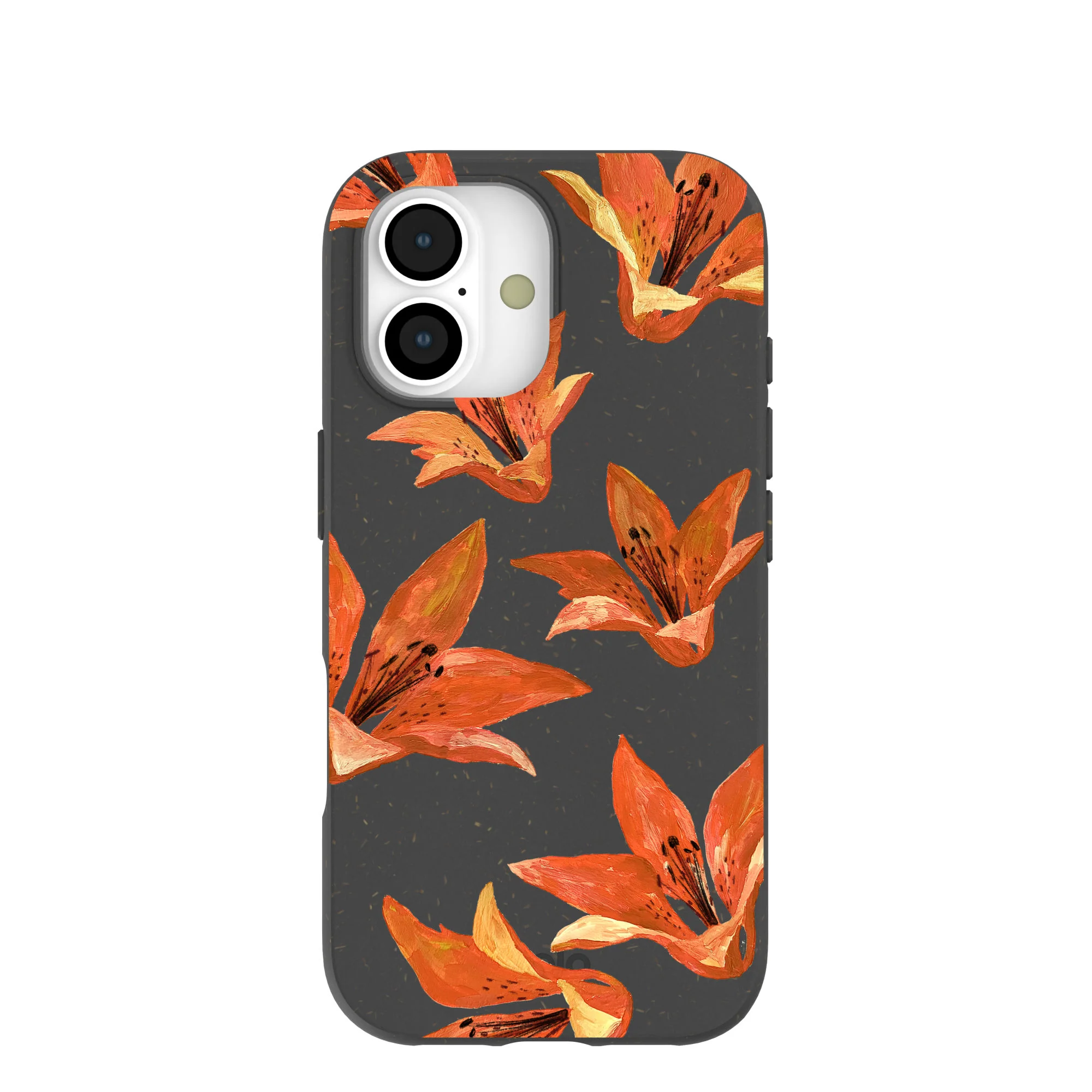 Black Tiger Lily iPhone 17 Case