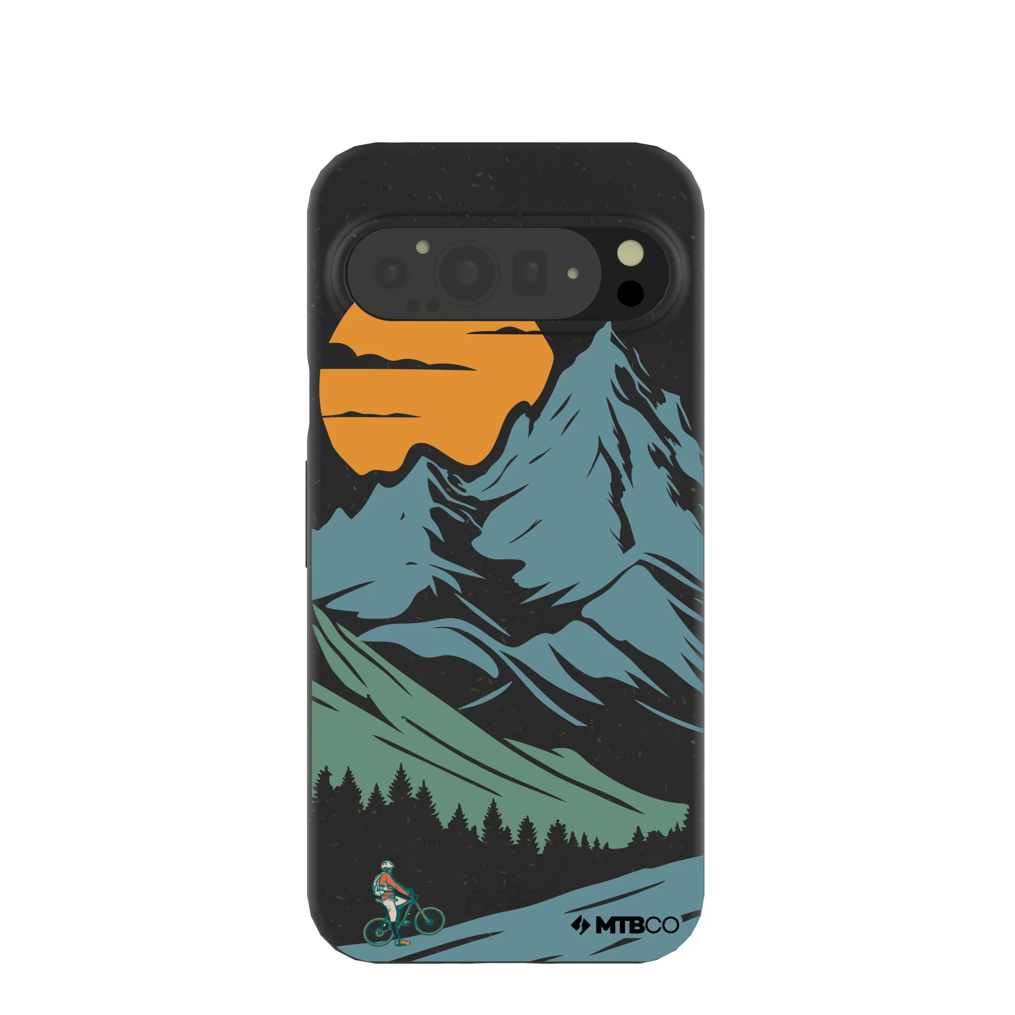 Black Vintage Peaks MTBCO Google Pixel 9 Pro XL Case