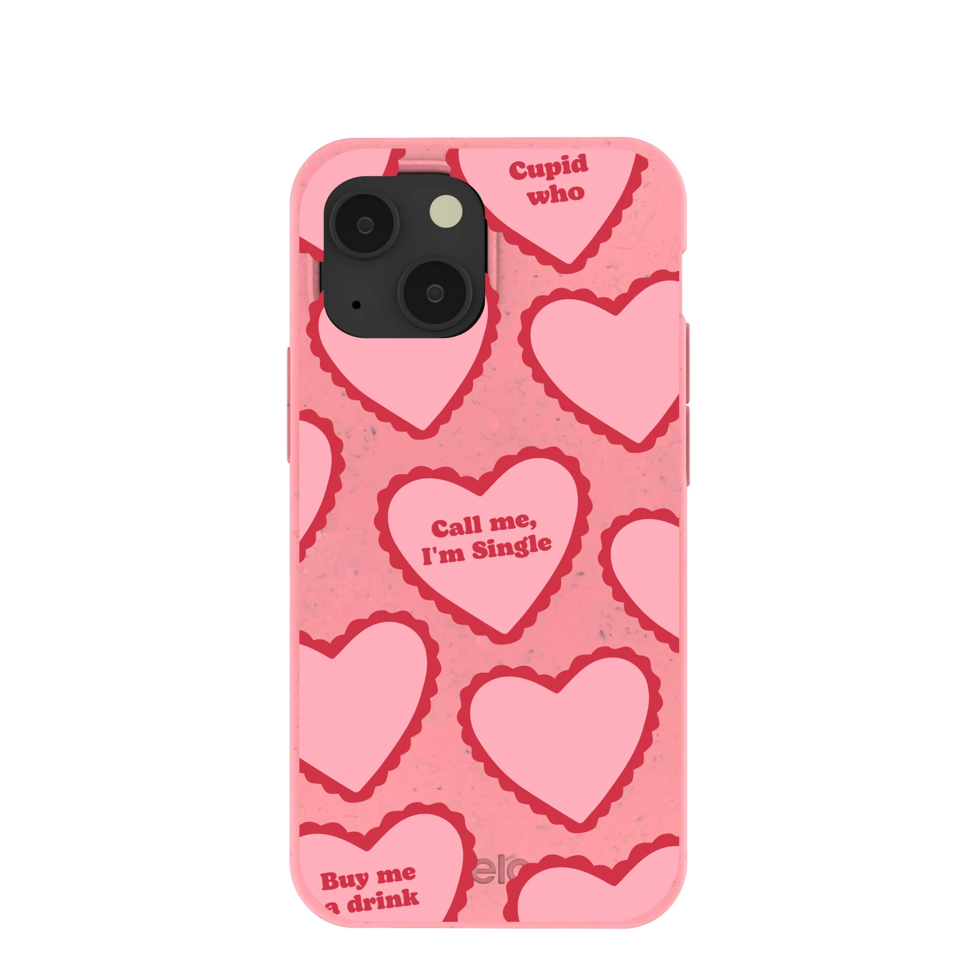 Bubblegum Pink Cupid Who iPhone 13 Mini Case
