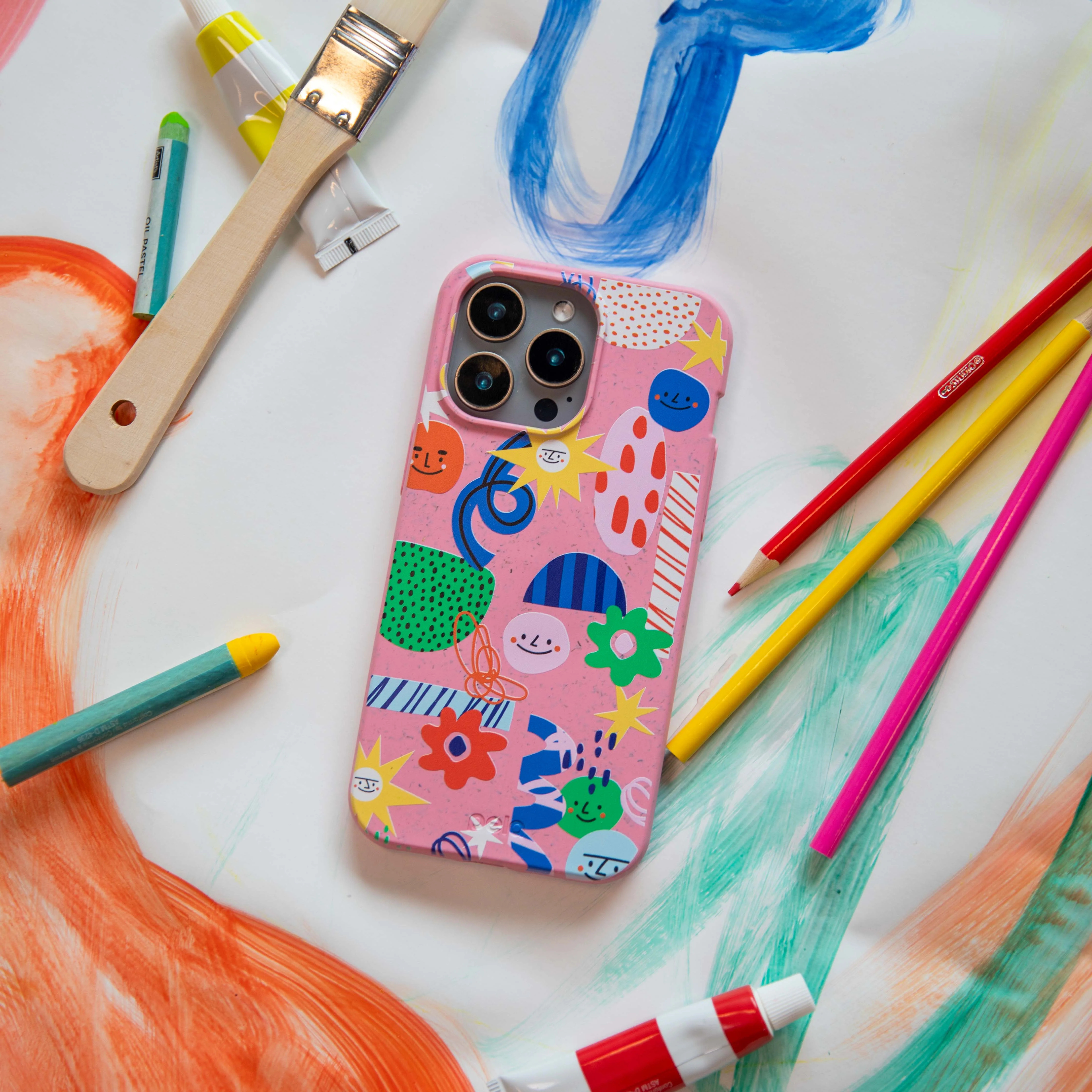 Bubblegum Pink Daydreaming Google Pixel 7 Case - Image 2