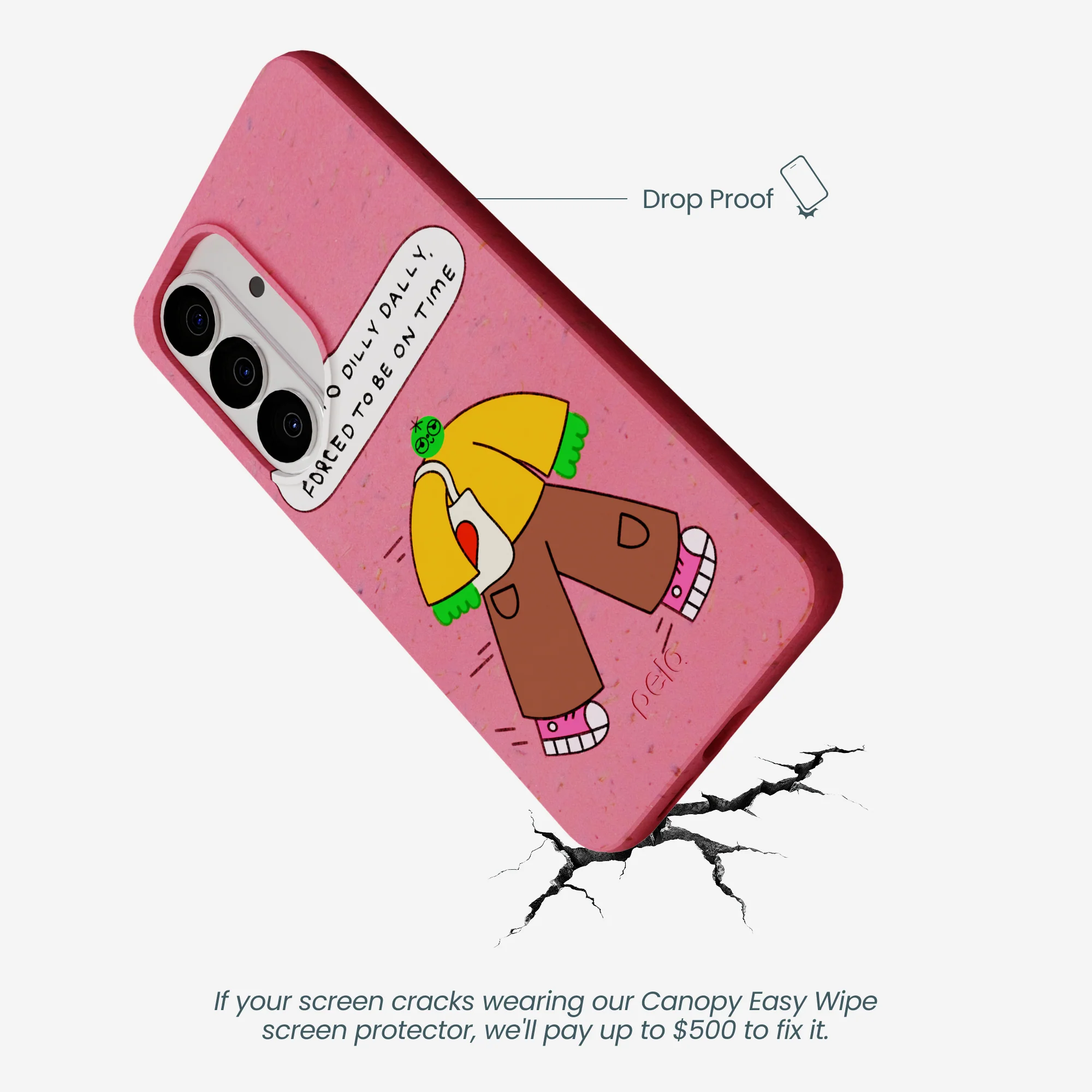 Bubblegum Pink Dilly Dally Samsung Galaxy S26 Case - Image 5