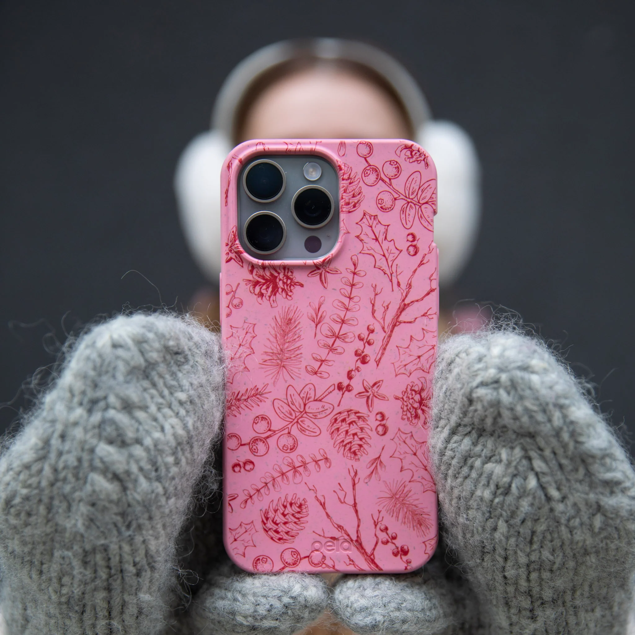 Bubblegum Pink Festive Forest iPhone 11 Case - Image 7