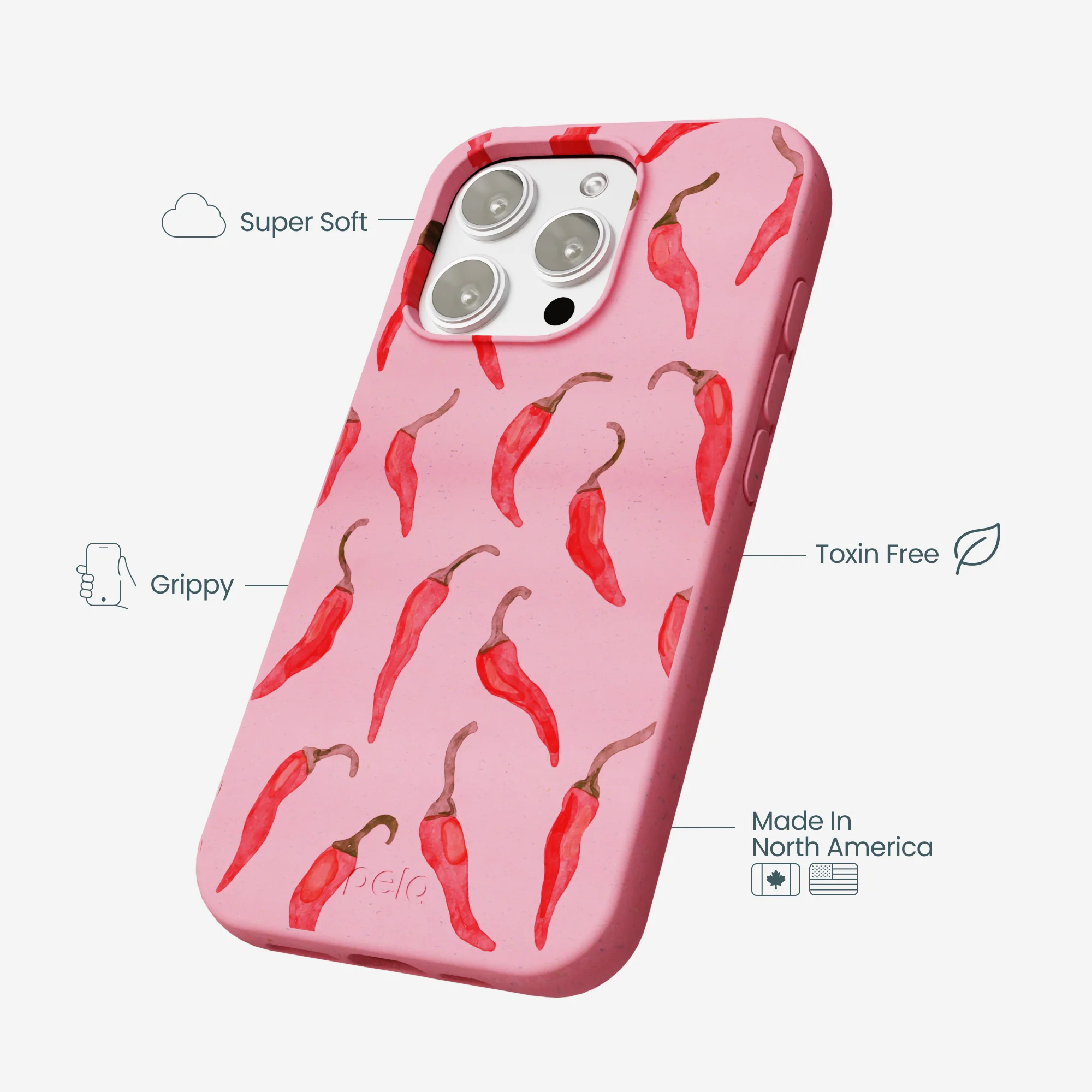 Bubblegum Pink Heatwave iPhone 16 Pro Max Case - Image 4