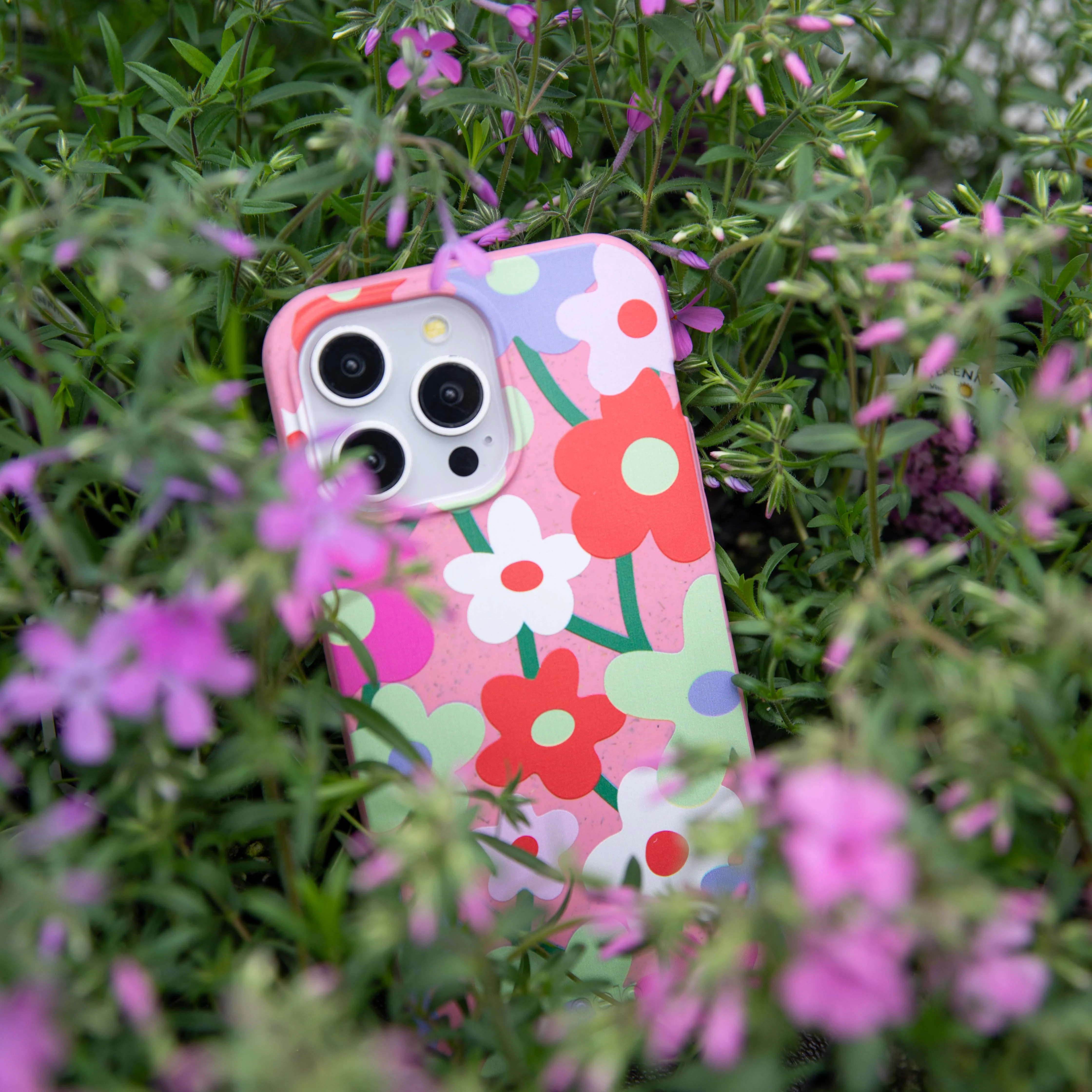 Bubblegum Pink Poppy Flora Google Pixel 8a Case - Image 5