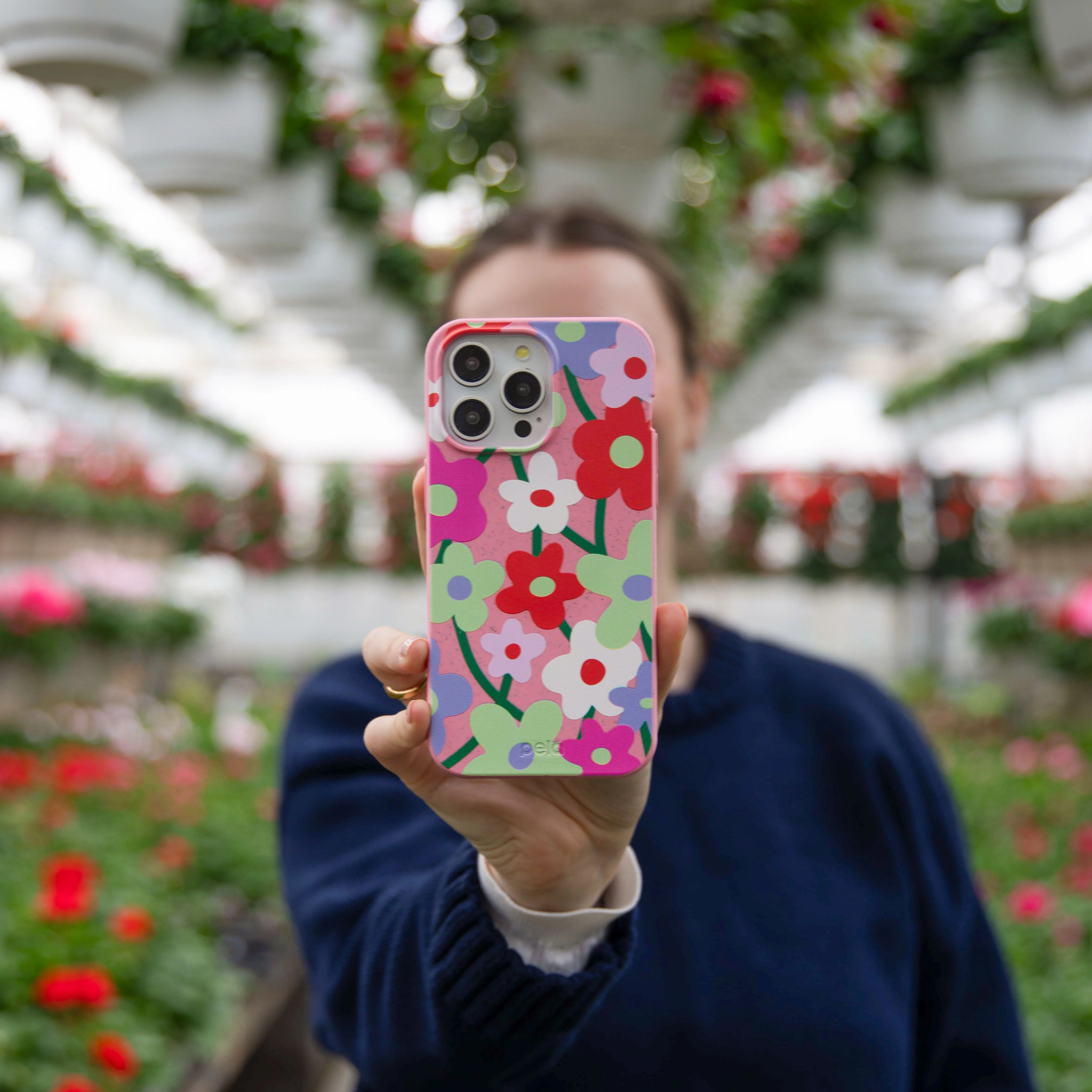 Bubblegum Pink Poppy Flora iPhone 6/6s/7/8/SE Case - Image 2