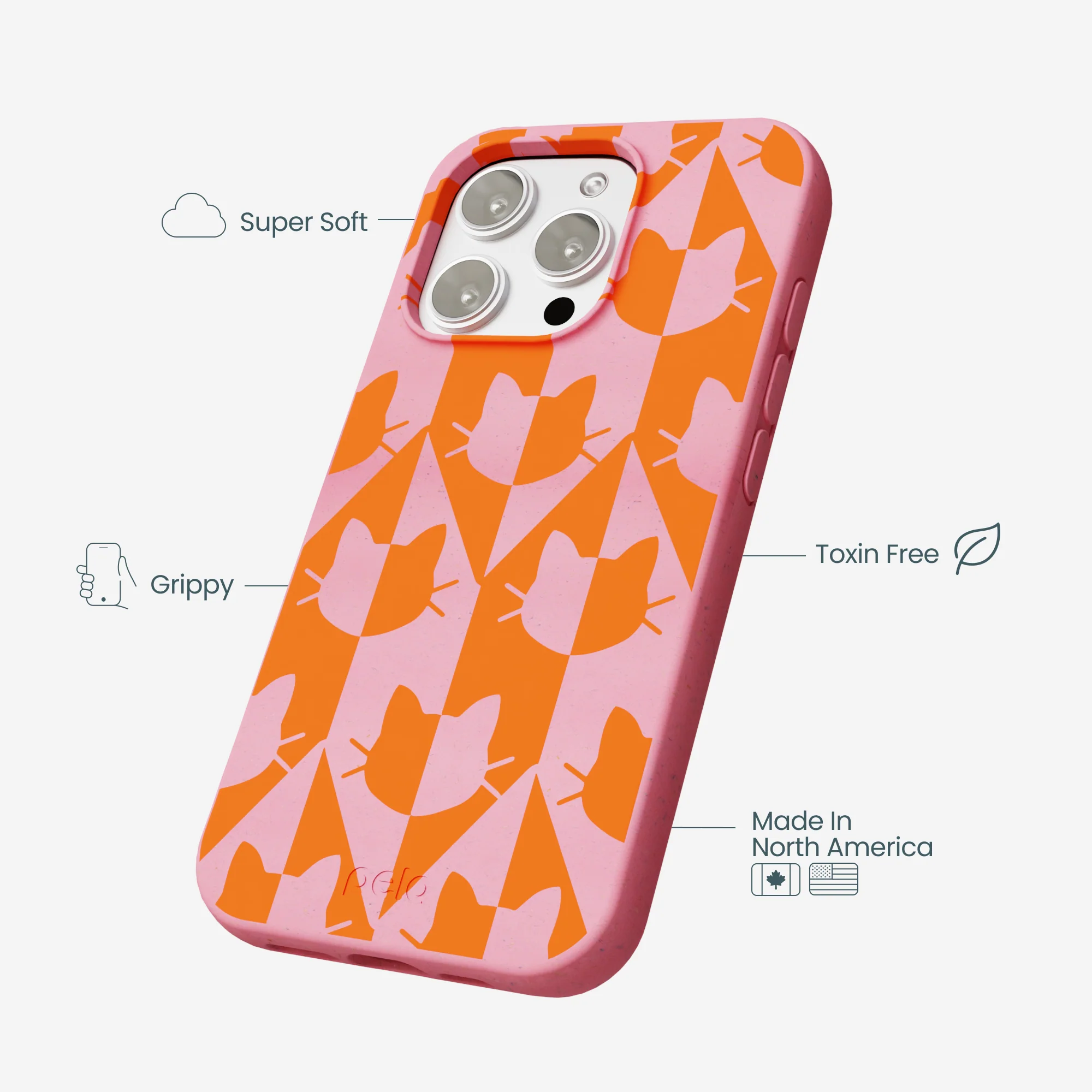 Bubblegum Pink Purr iPhone 16 Pro Max Case - Image 4