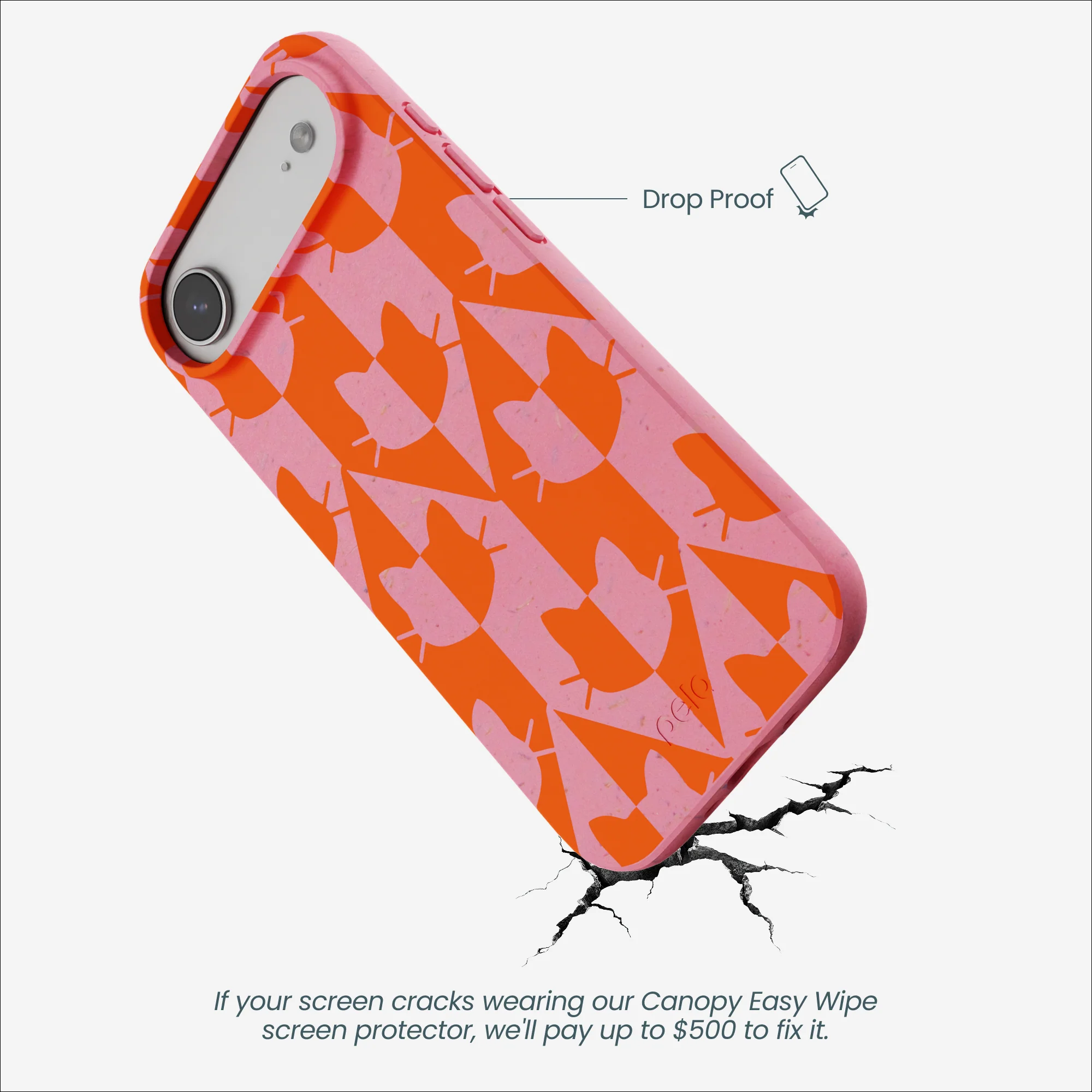 Bubblegum Pink Purr iPhone Air Case - Image 4