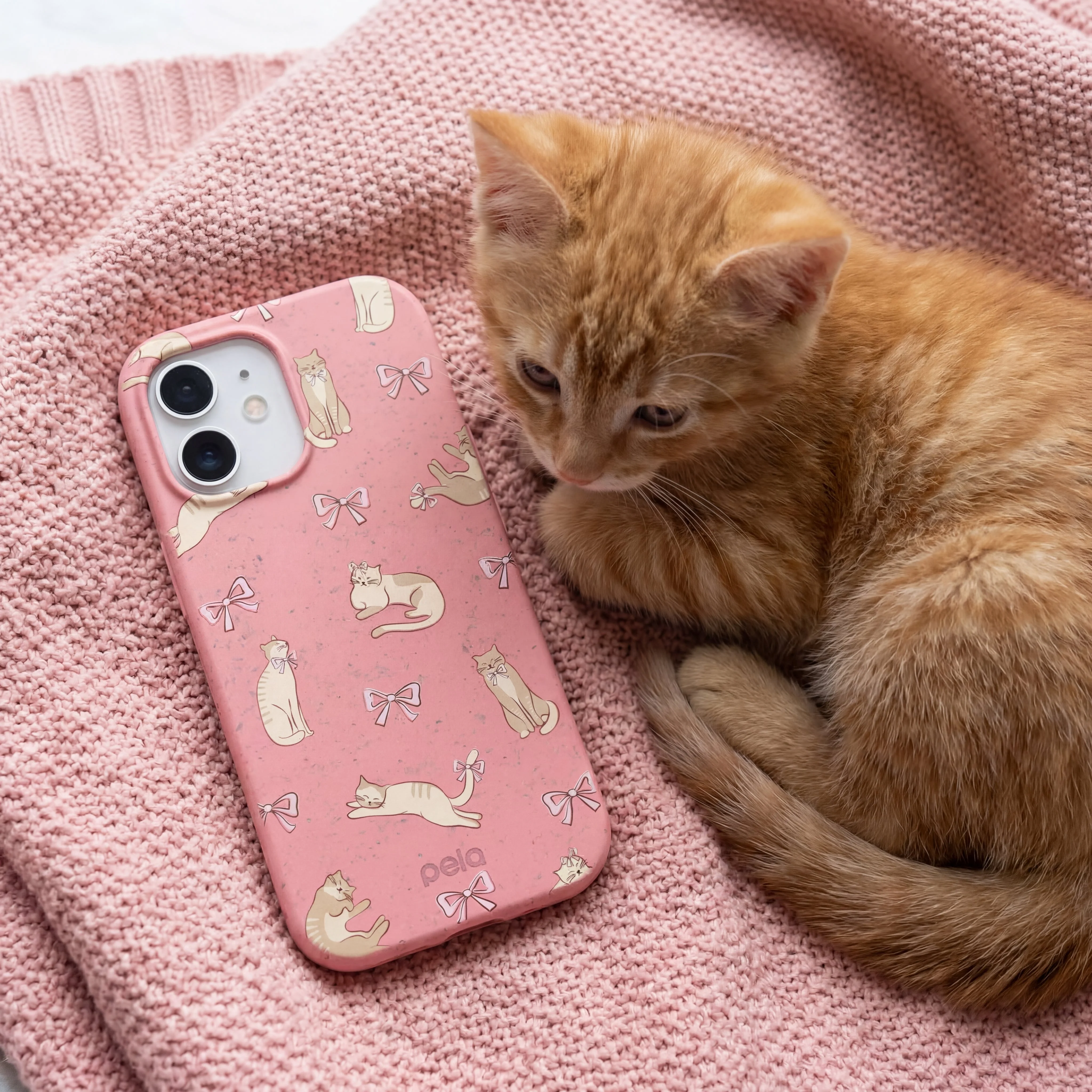 Bubblegum Pink Purrfection iPhone 17 Case - Image 2