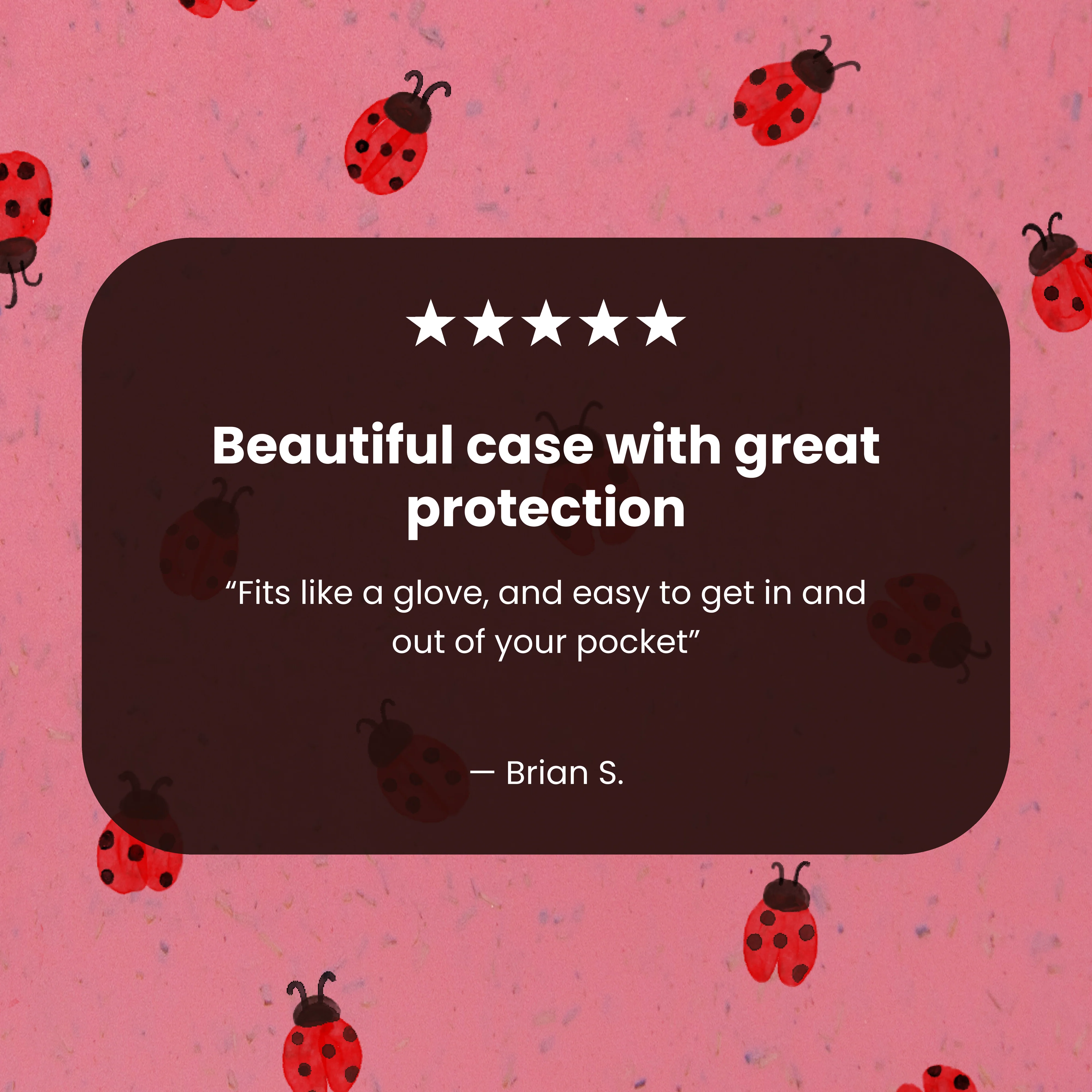 Bubblegum Pink Rosy Ladybug Google Pixel 9/9 Pro Case - Image 3
