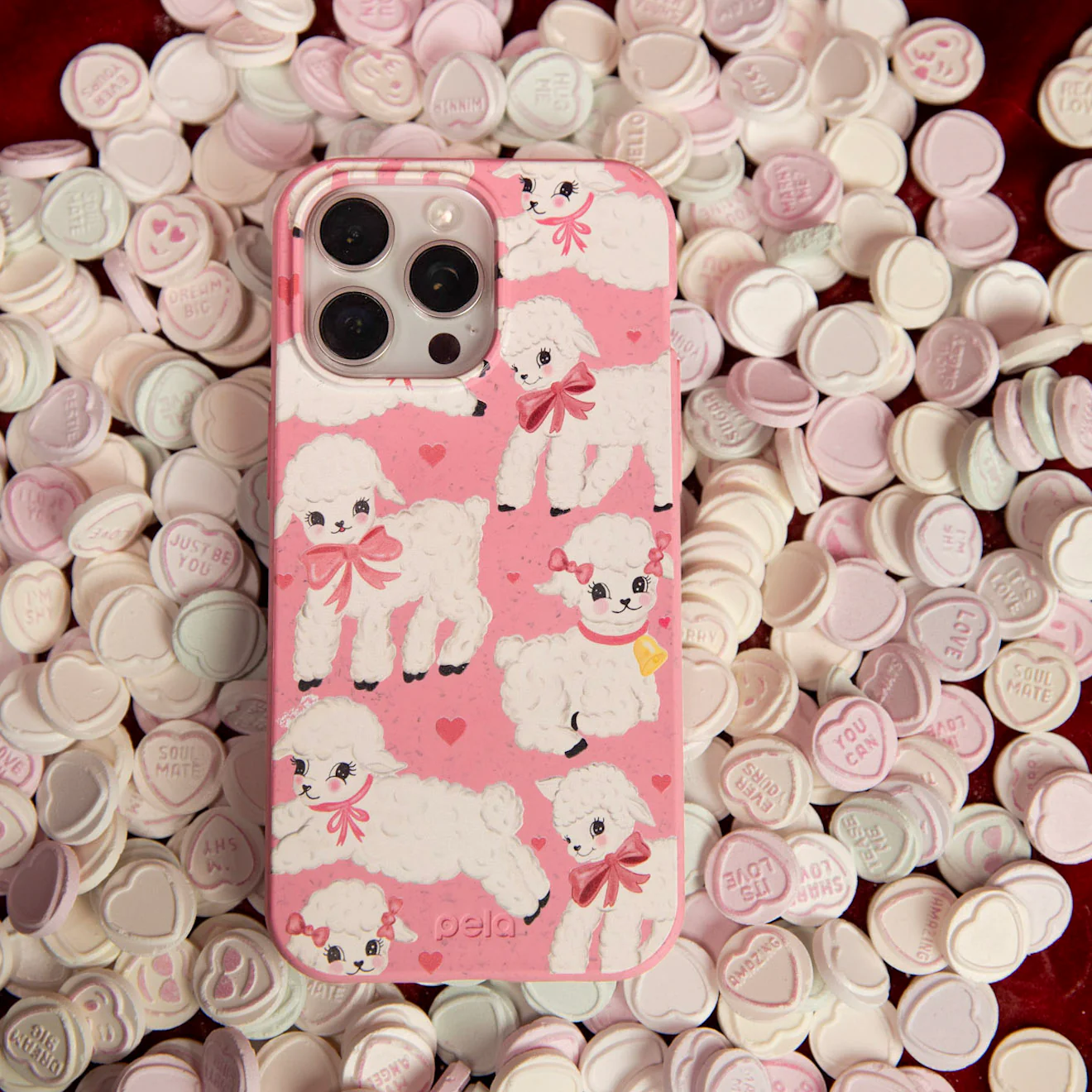 Bubblegum Pink Wool You Be Mine Google Pixel 9/9 Pro Case - Image 2
