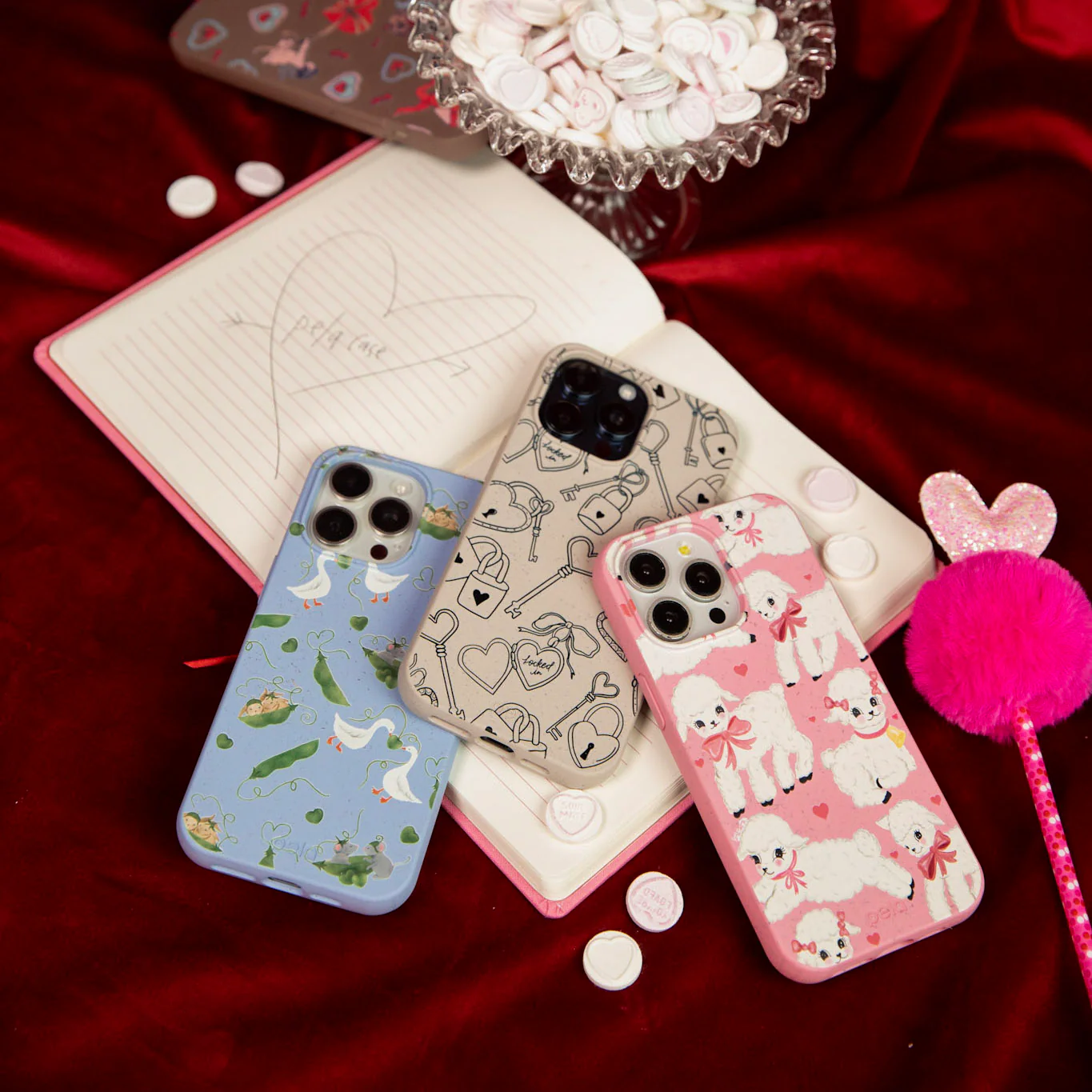 Bubblegum Pink Wool You Be Mine iPhone 16e/17e Case - Image 4
