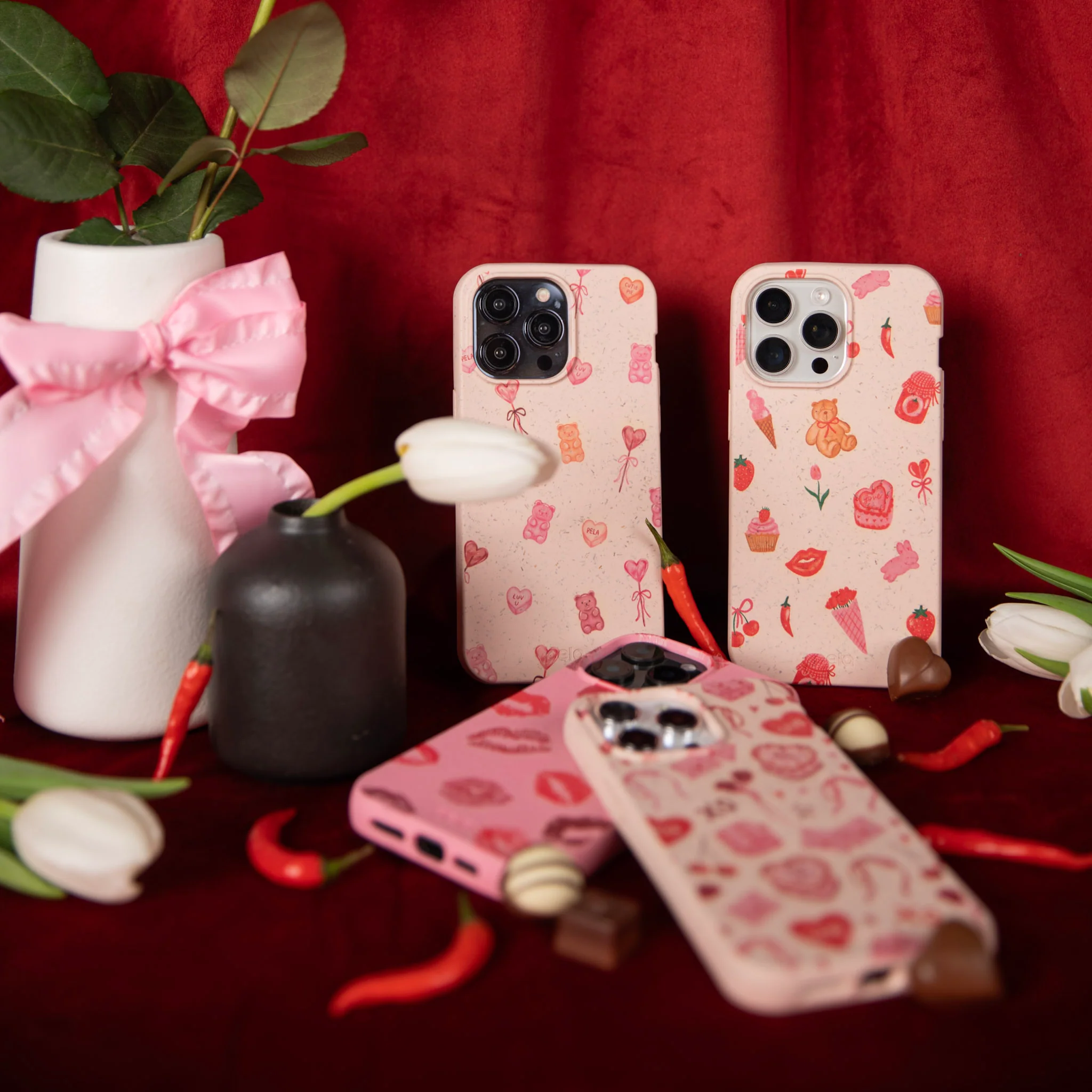 Bubblegum Pink XOXO iPhone 14 Case - Image 8