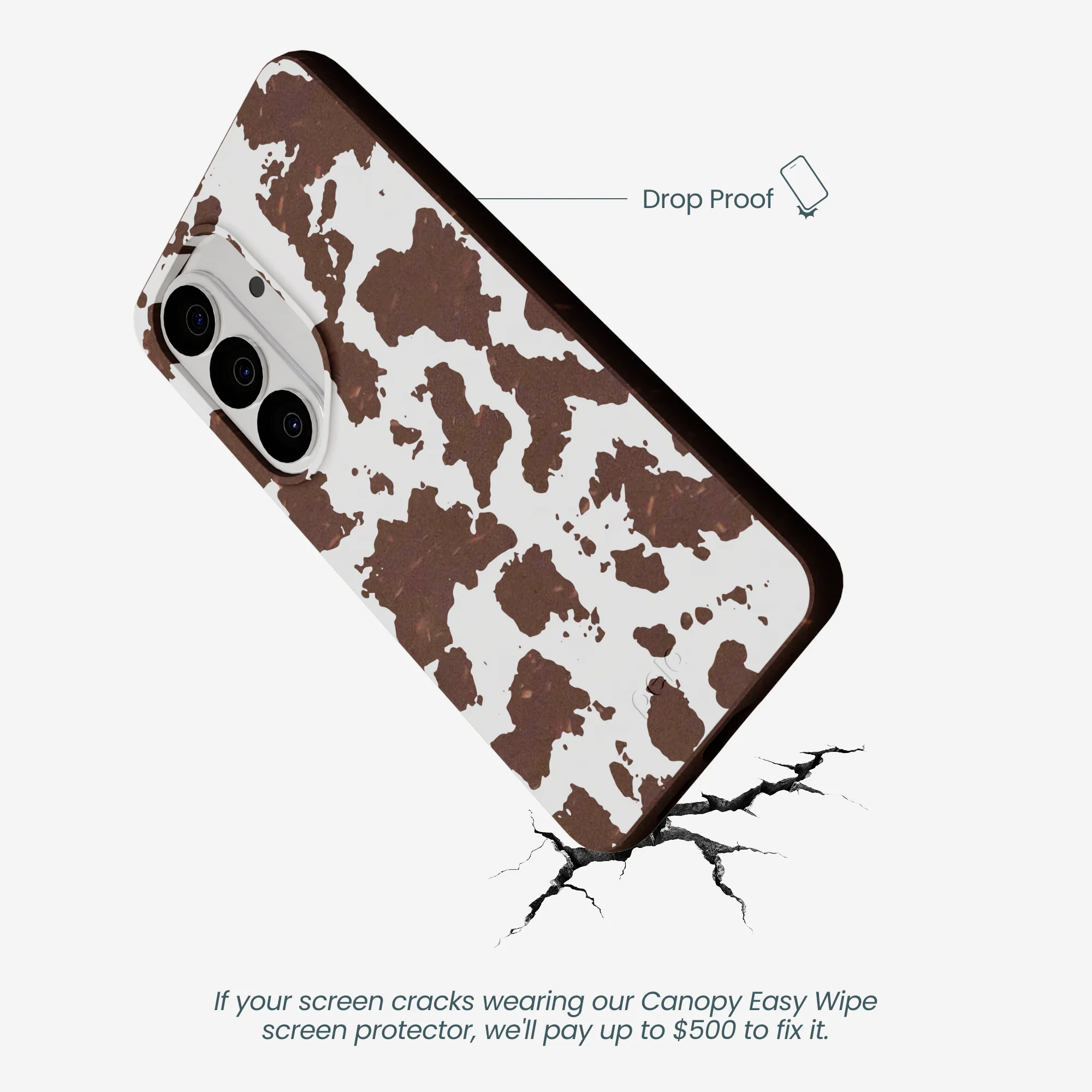 Chocolate Brown Cow Couture Samsung Galaxy S26 Case - Image 5