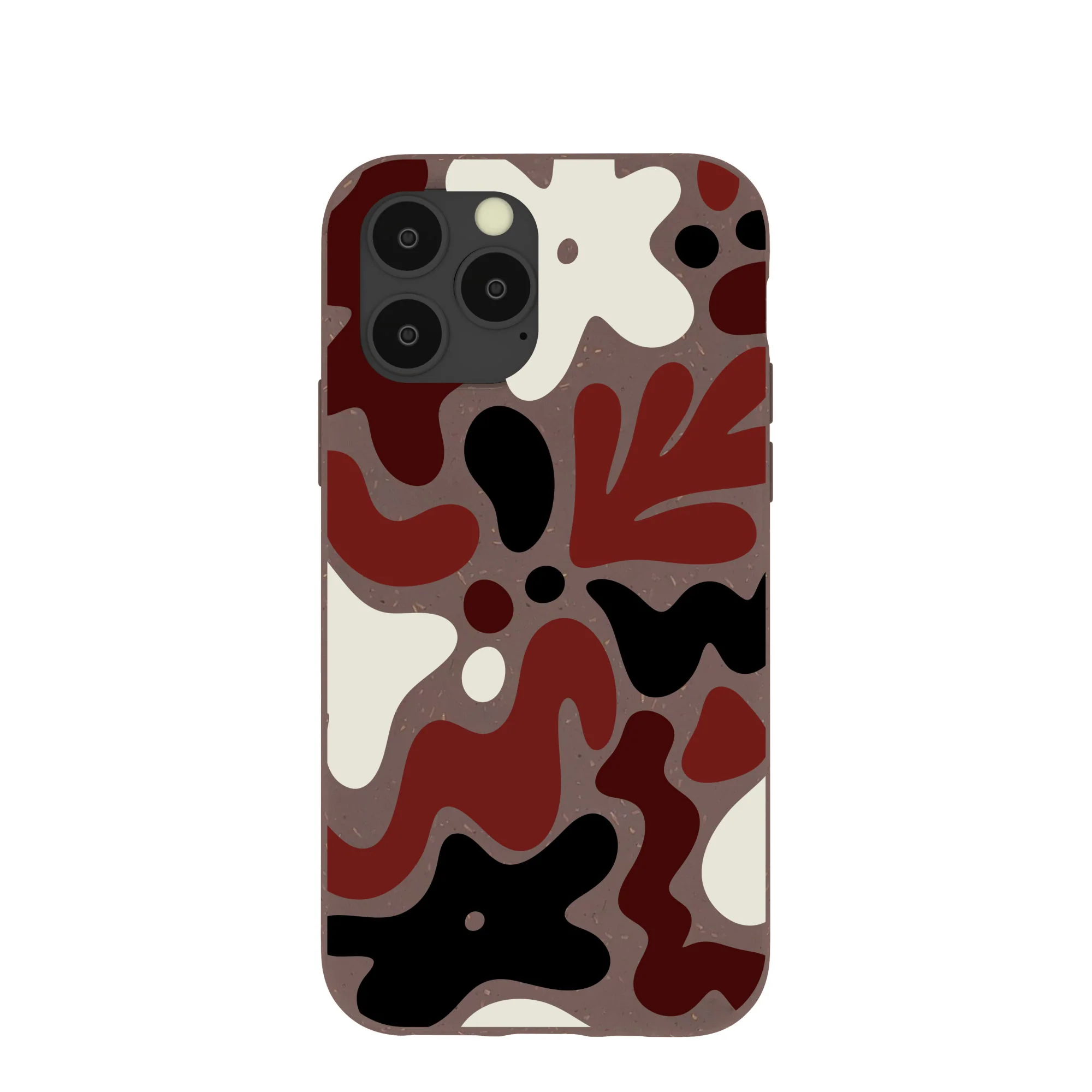 Chocolate Brown Earthy Curves iPhone 11 Pro Case
