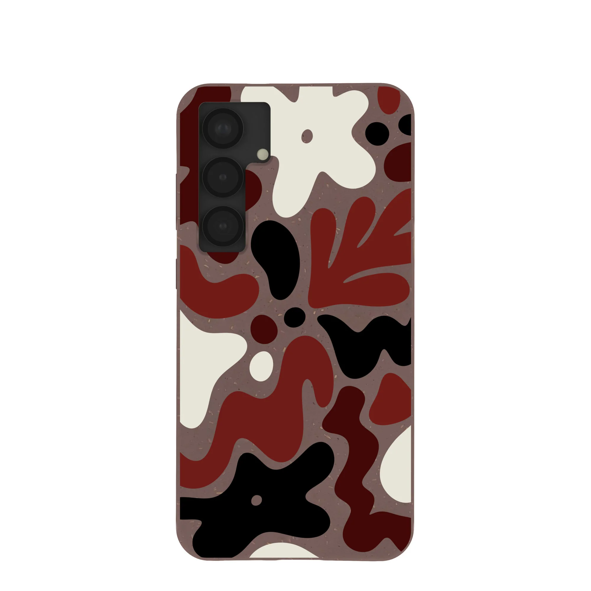 Chocolate Brown Earthy Curves Samsung Galaxy S25+(Plus) Case