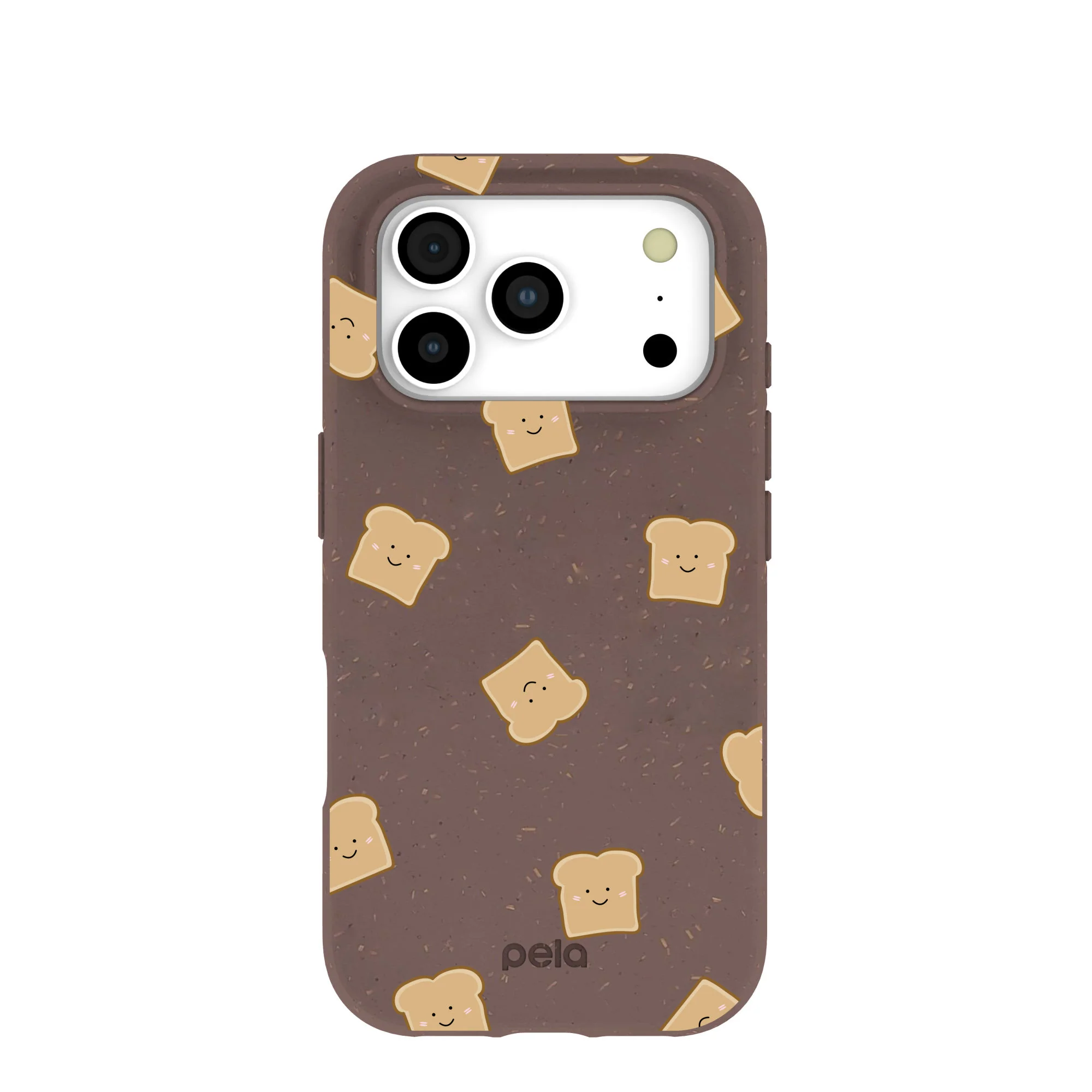 Chocolate Brown Mini Toast iPhone 17 Pro Case