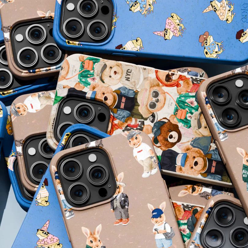 Chocolate Brown Rabbit Friends Google Pixel 6a Case - Image 5