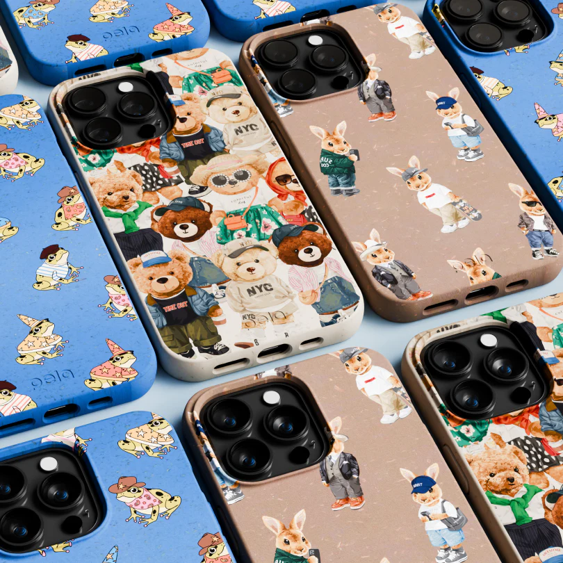 Chocolate Brown Rabbit Friends iPhone 17 Pro Max Case - Image 9