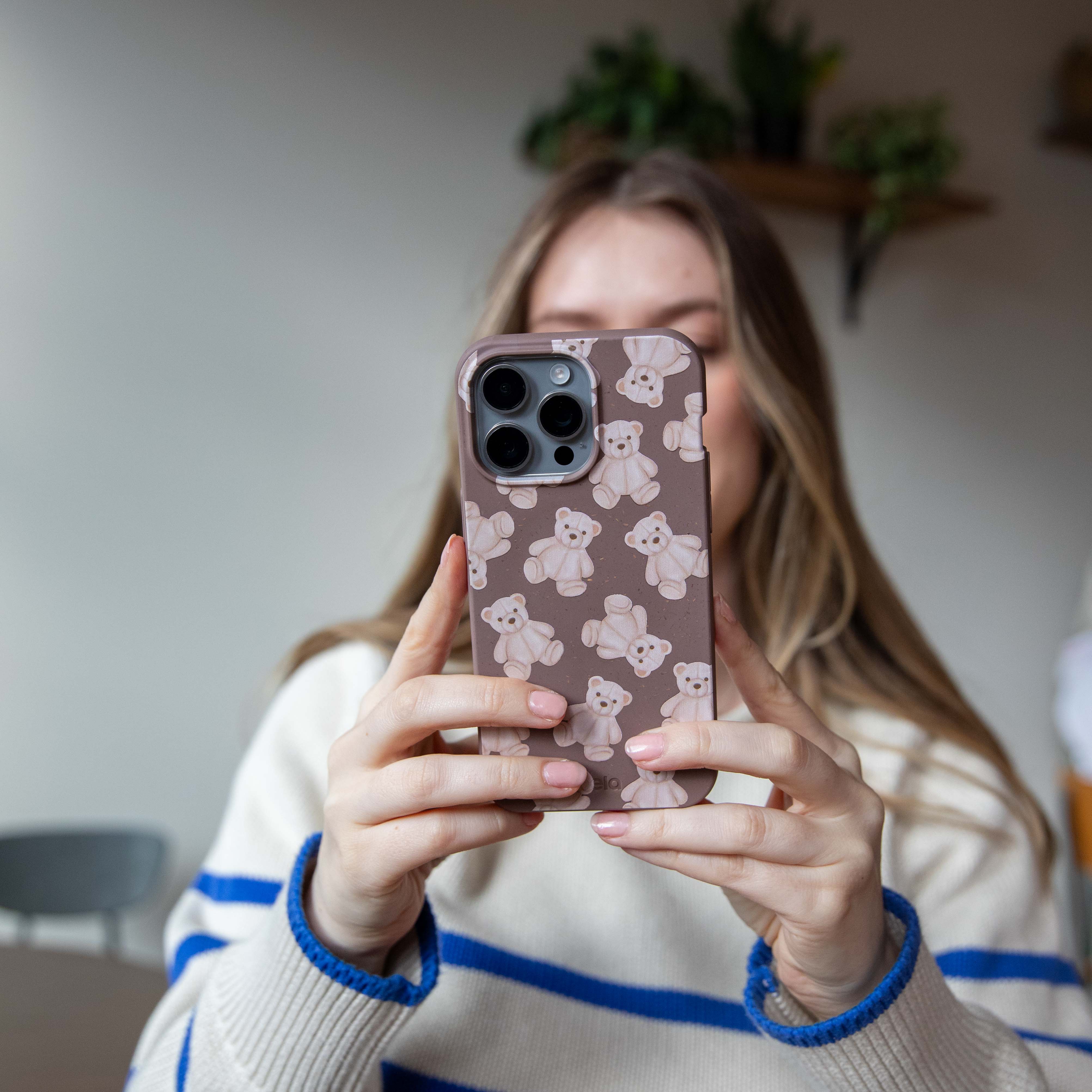 Chocolate Brown Teddy Love Google Pixel 9/9 Pro Case - Image 5