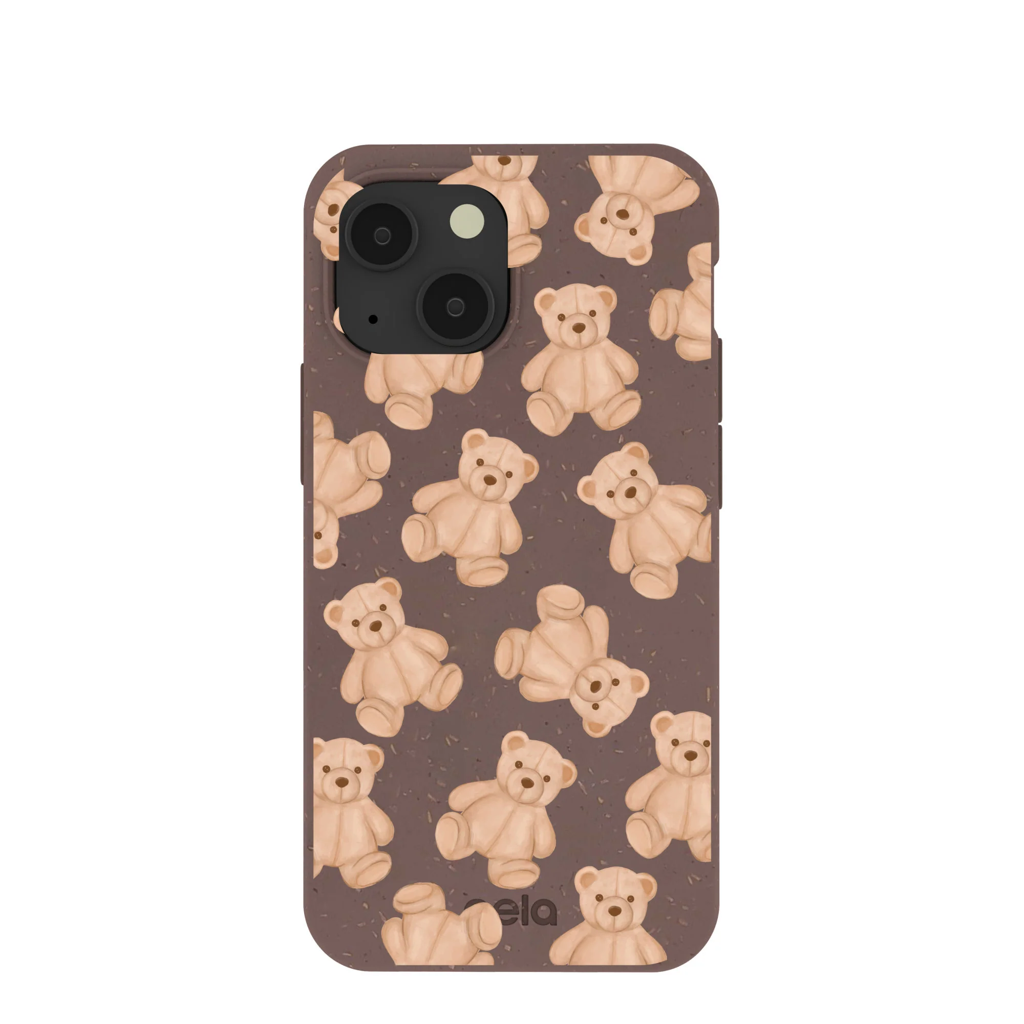 Chocolate Brown Teddy Love iPhone 13 Mini Case