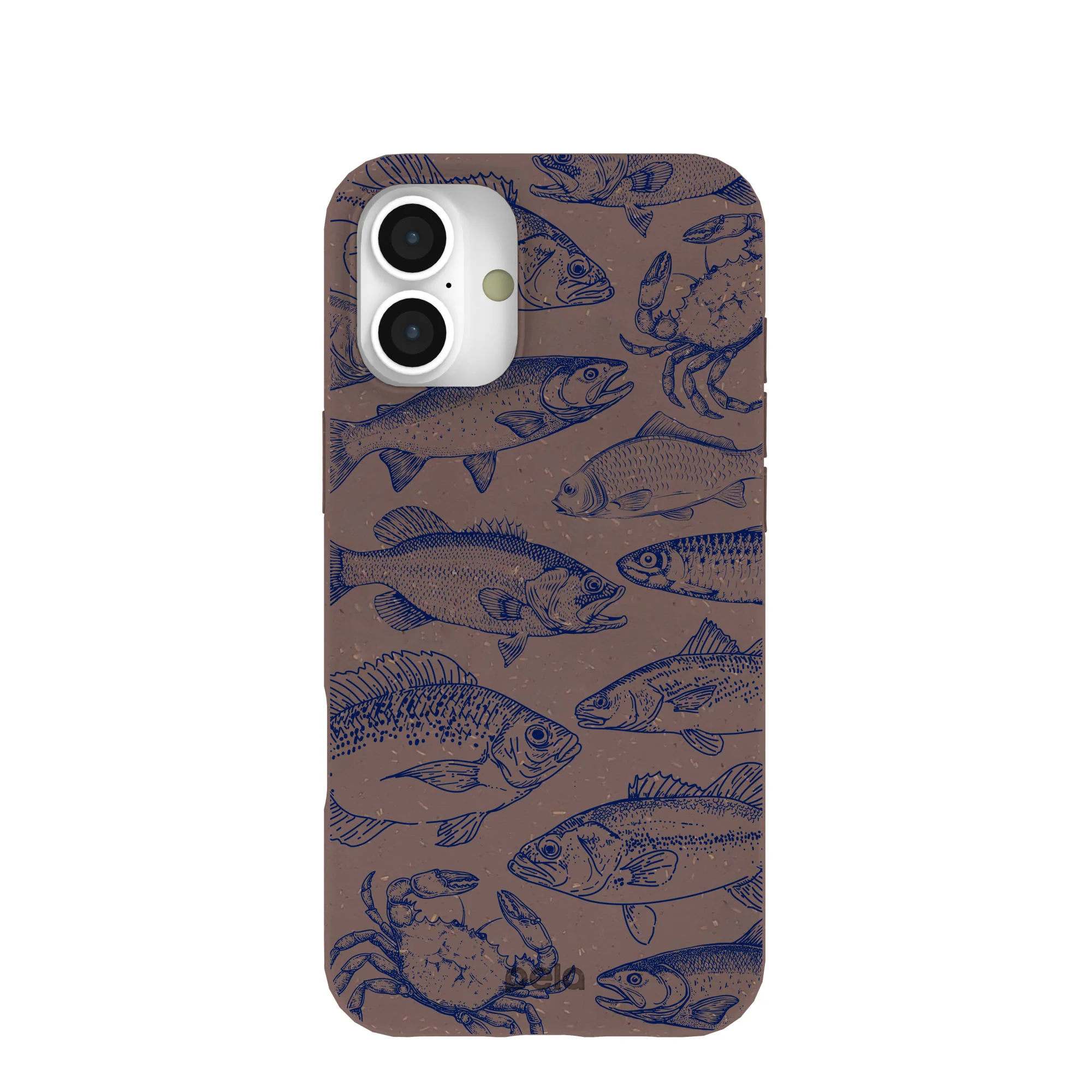 Chocolate Brown Vintage Catch iPhone 16 Plus Case
