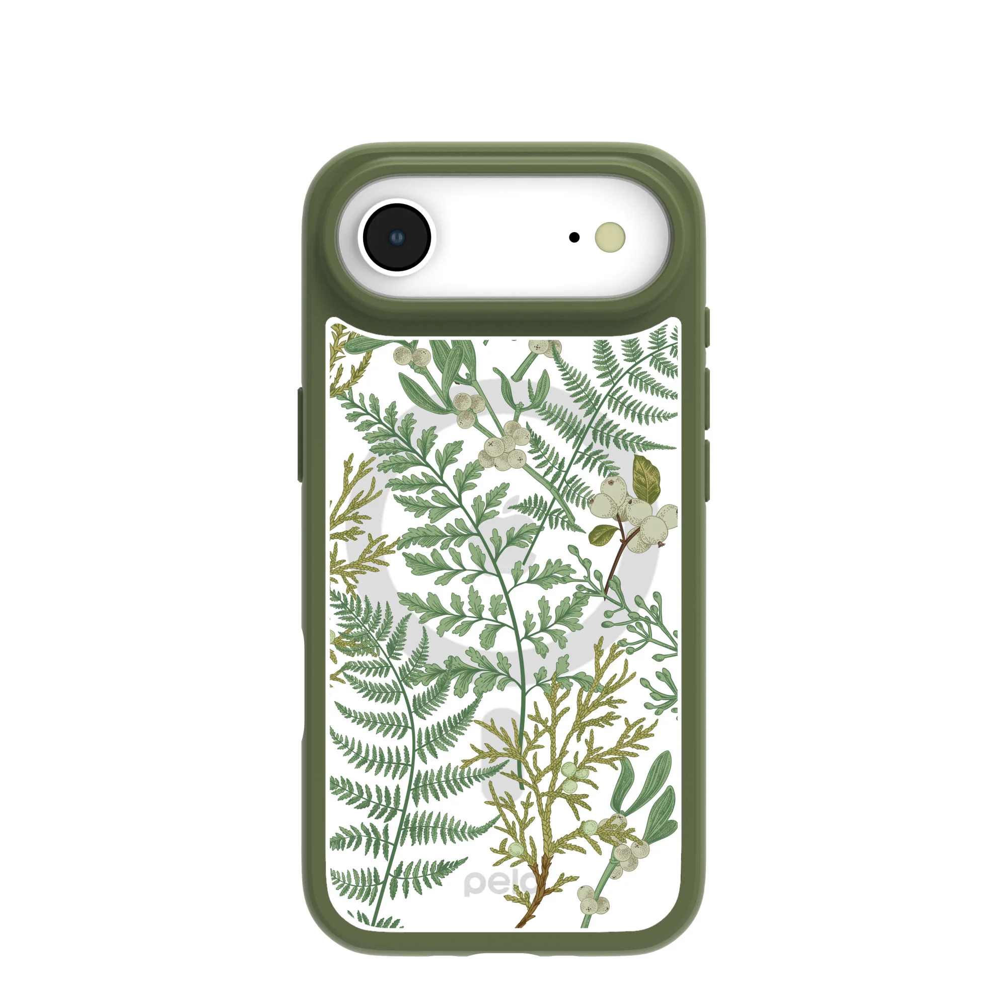 Clear Herbarium iPhone Air Case With Forest Floor Ridge (MagSafe included)