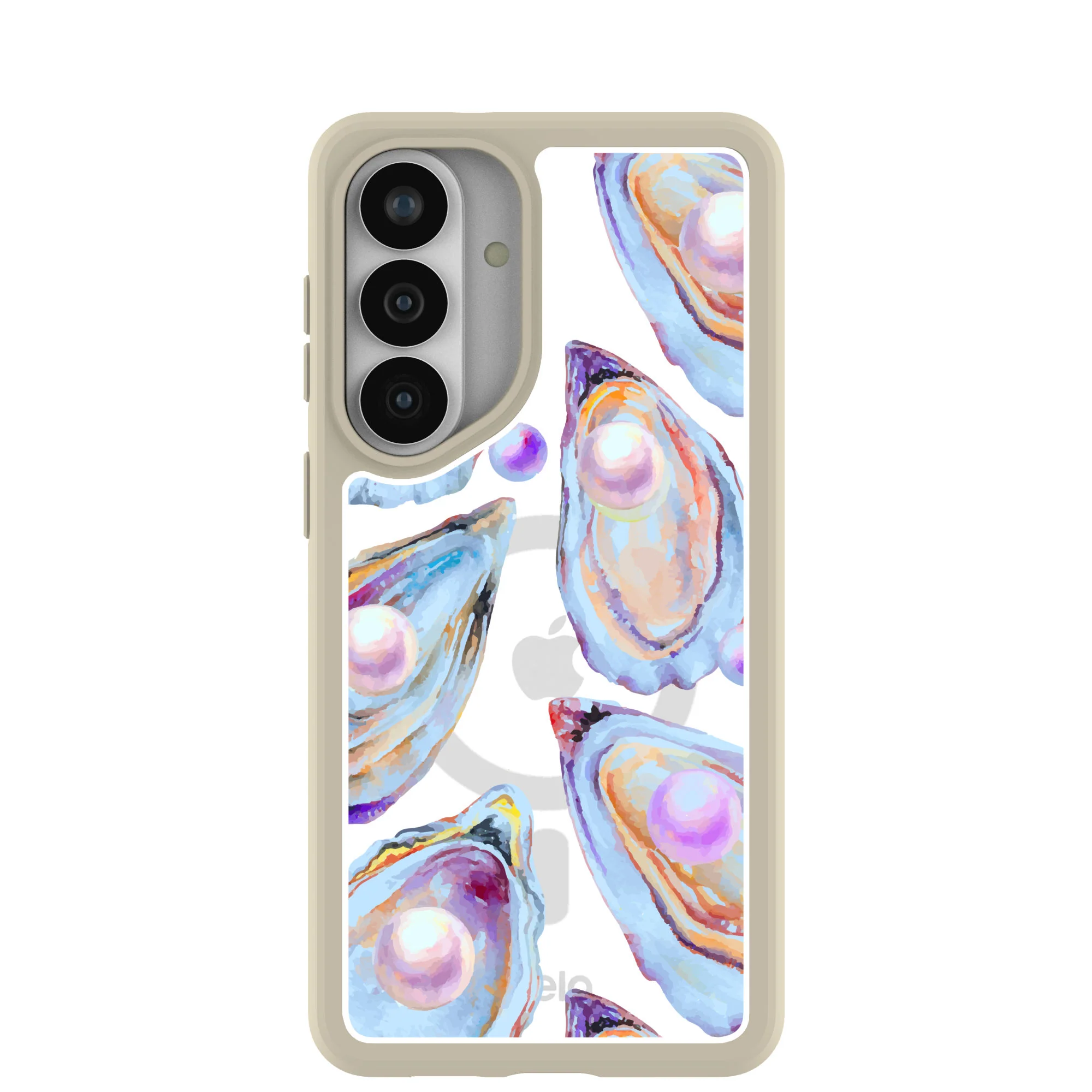 Clear Twilight Pearl Samsung Galaxy S26+(Plus) Case With London Fog Ridge (Magnetic Charging included)