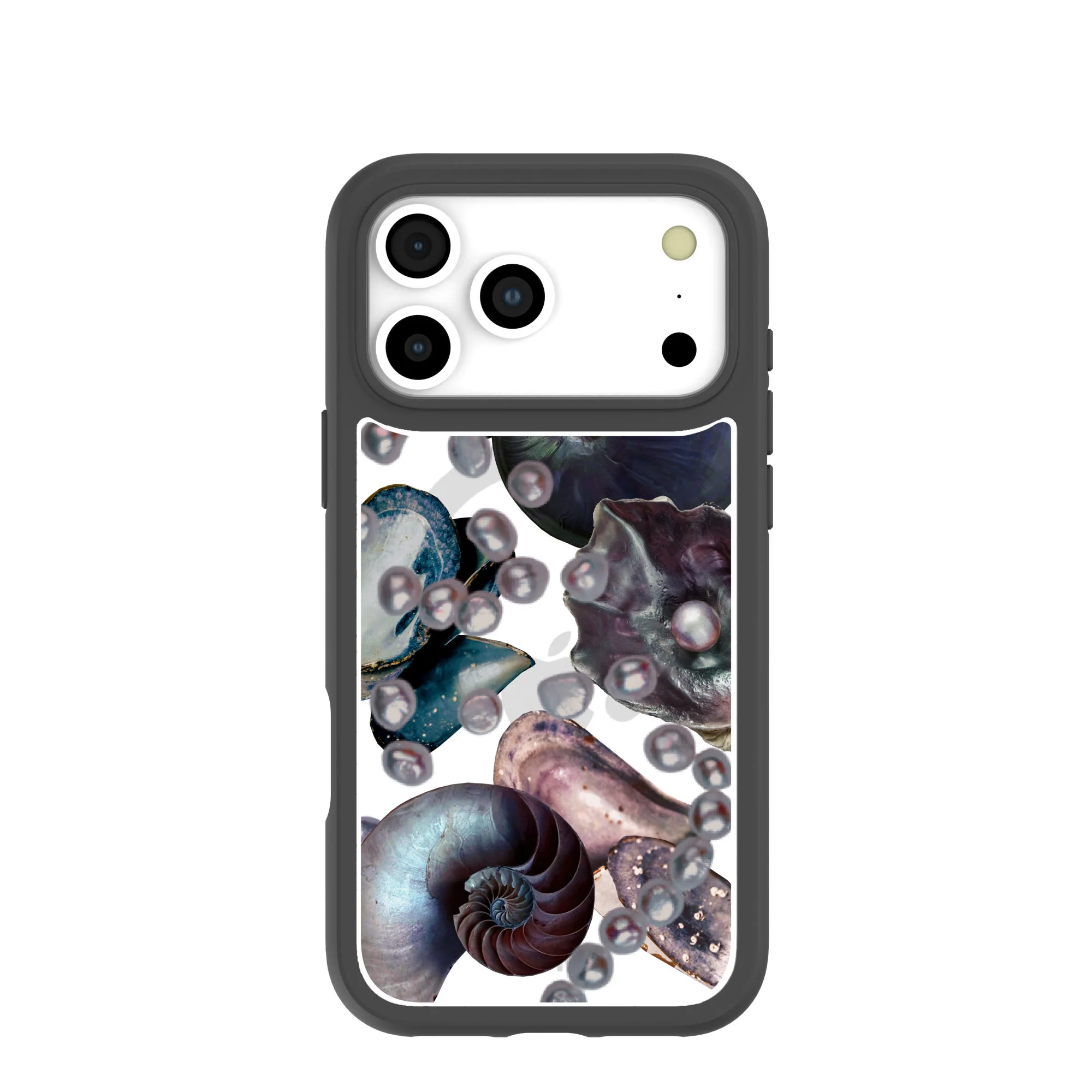 Clear Deep Sea Dreams iPhone 17 Pro Max Case With Noir Ridge (MagSafe included)