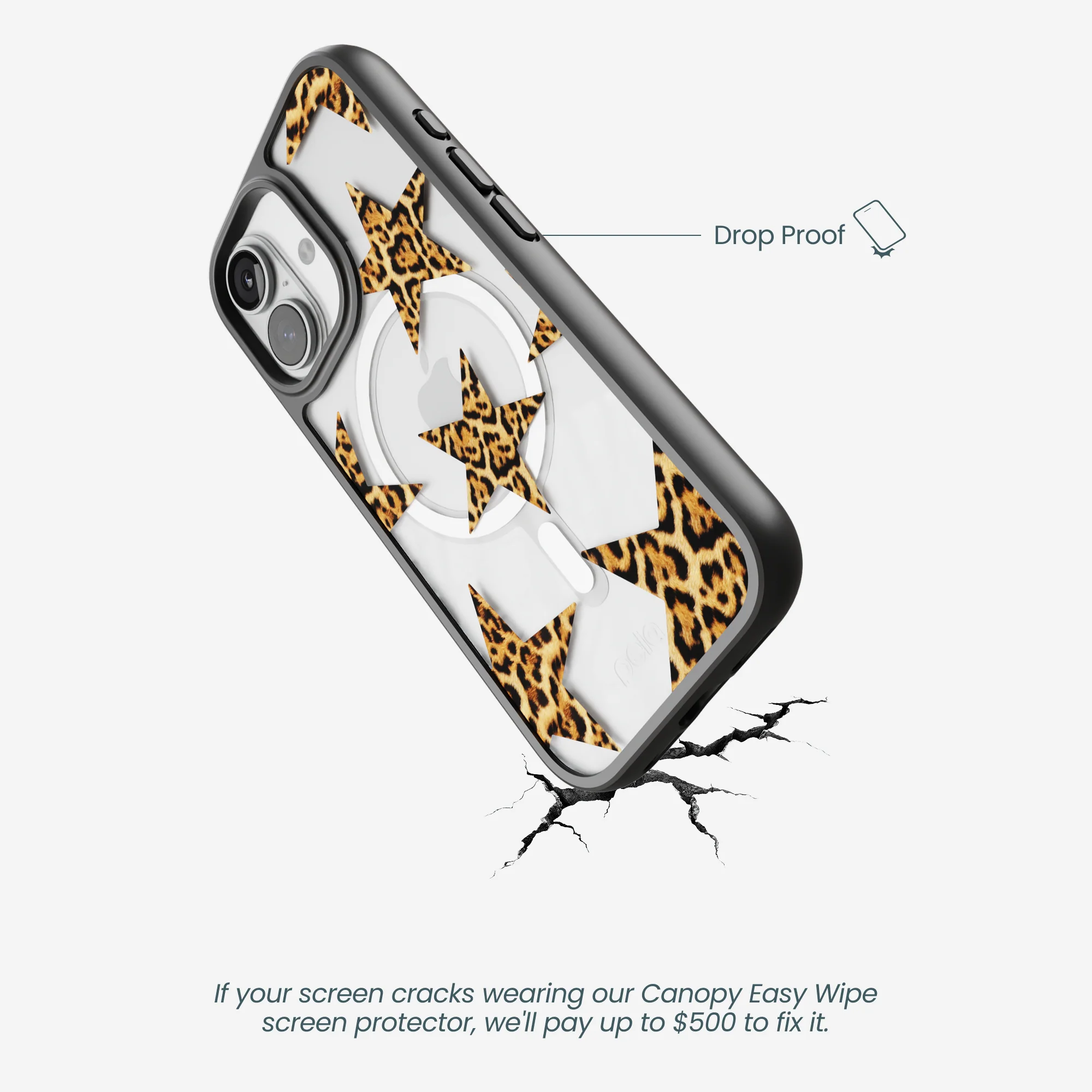 Clear Jaguar Stars iPhone 17 Case With Noir Ridge (MagSafe included) - Image 5
