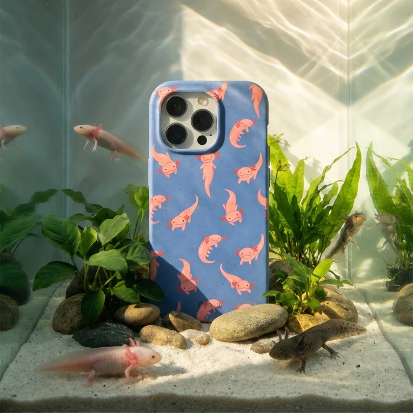 Electric Blue Axolotls Google Pixel 8 Pro Case - Image 6