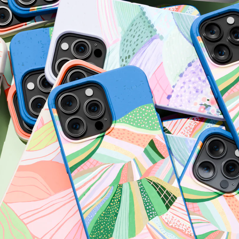 Electric Blue Bloomstatic Google Pixel 7 Case - Image 5