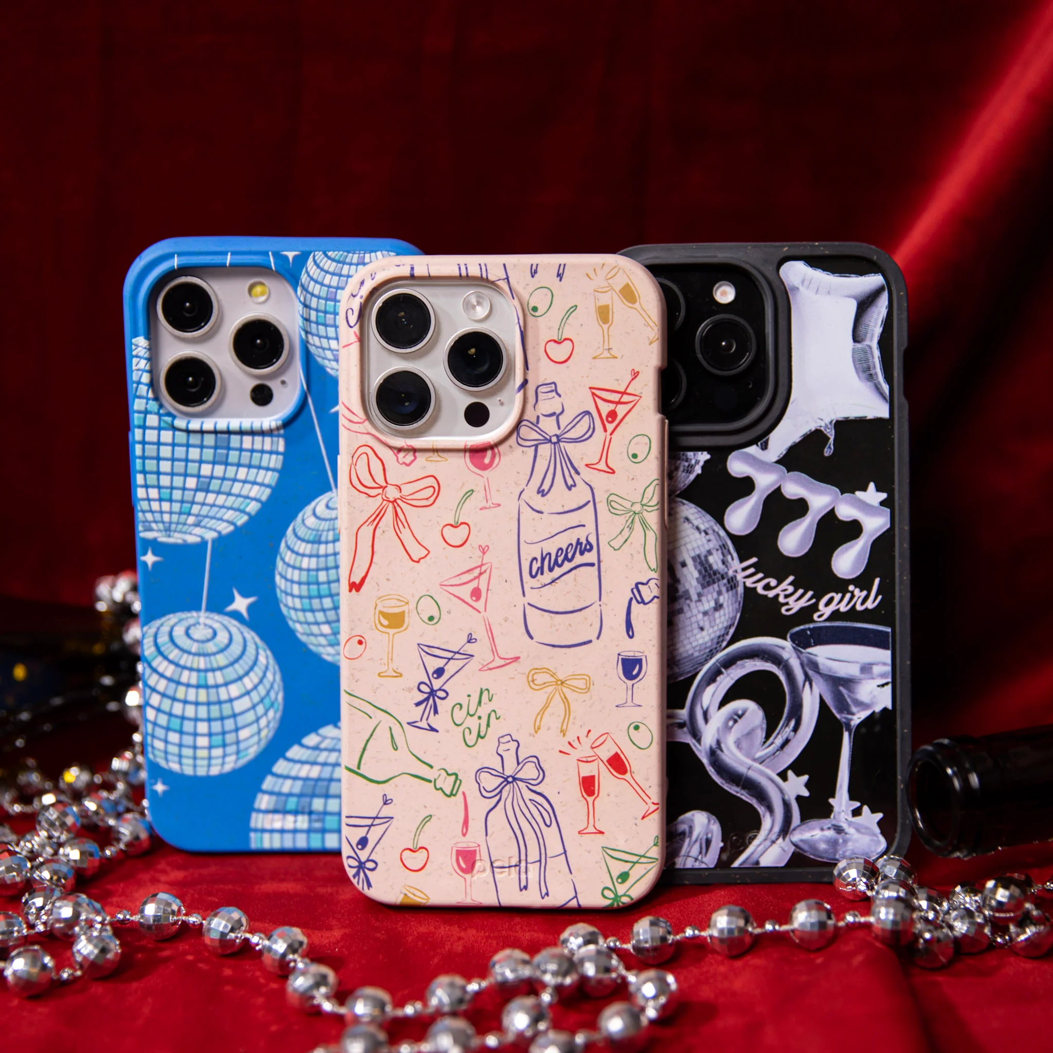 Electric Blue Blue Groove iPhone 13 Case - Image 5