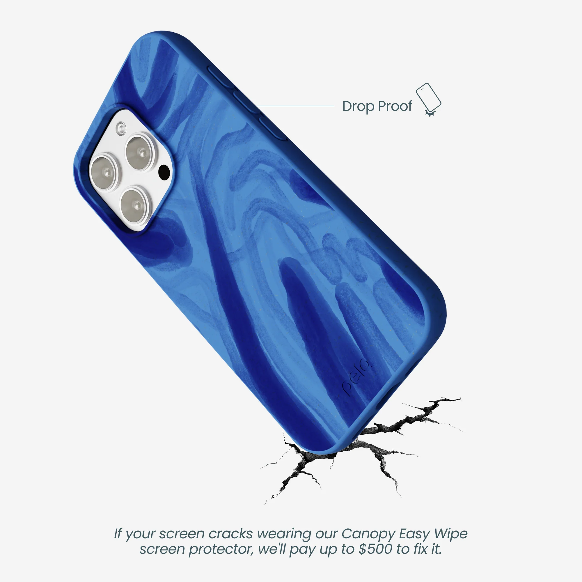 Electric Blue Blue Study iPhone 16 Pro Max Case - Image 5
