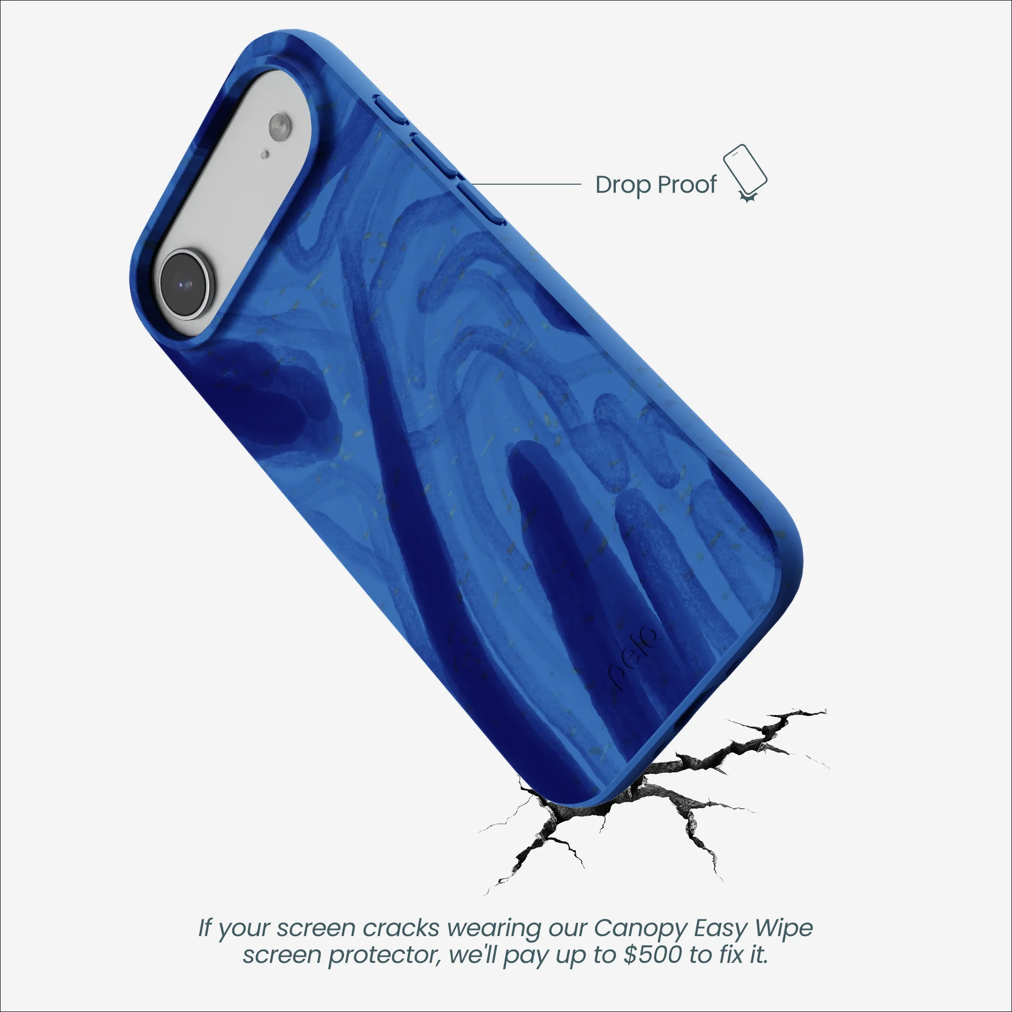 Electric Blue Blue Study iPhone Air Case - Image 5