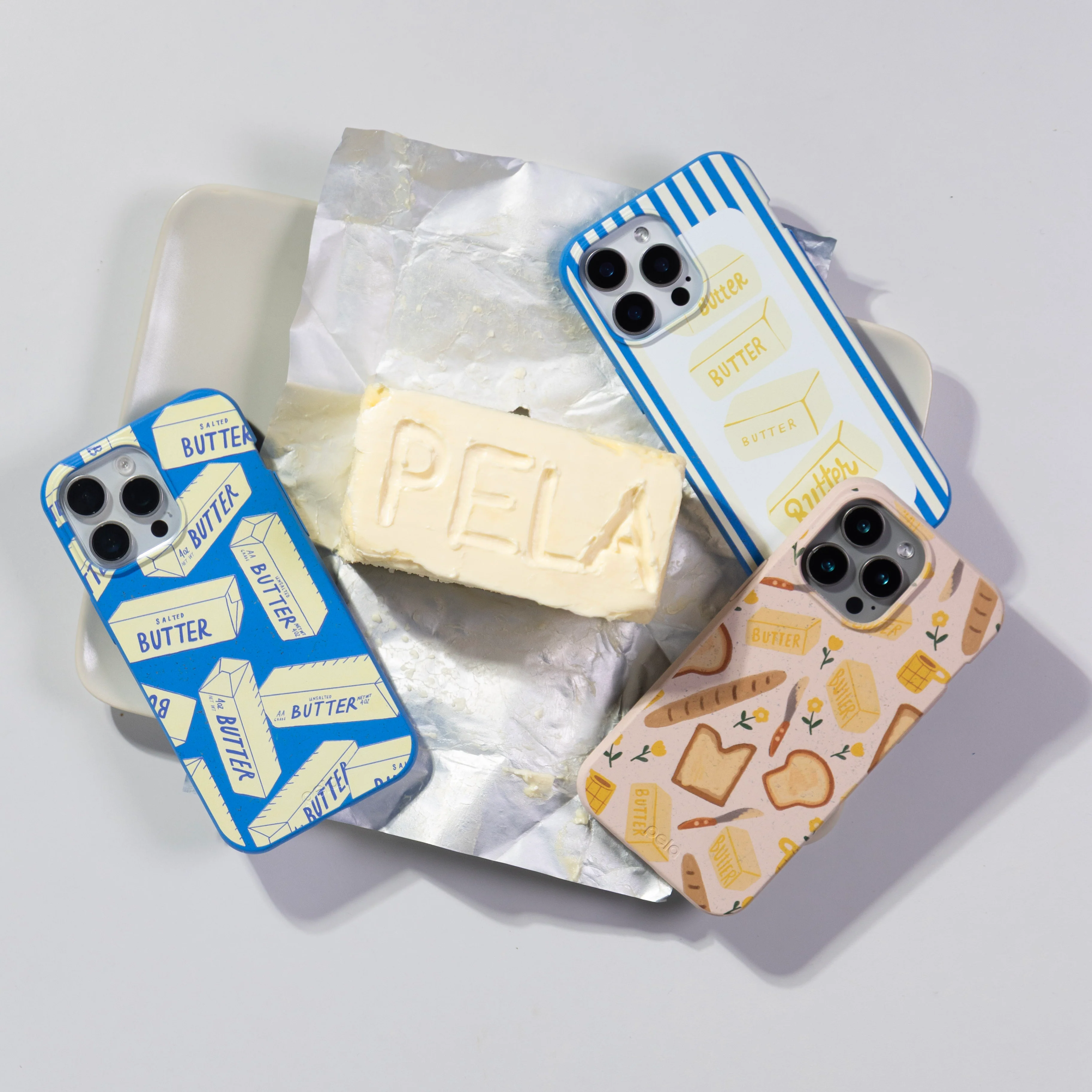 Electric Blue Butter Love iPhone 17 Case - Image 9