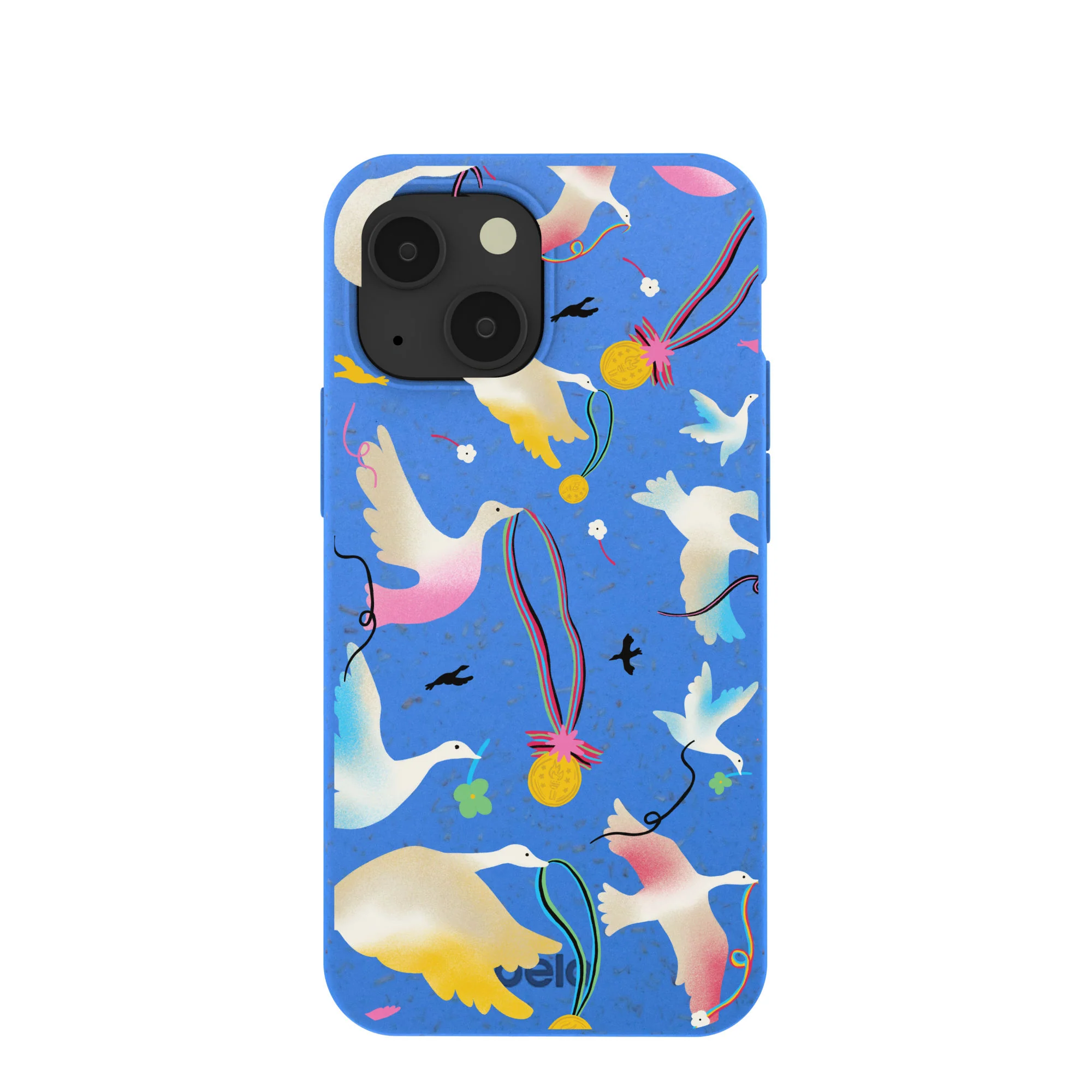 Electric Blue Calm Ascent iPhone 13 Mini Case