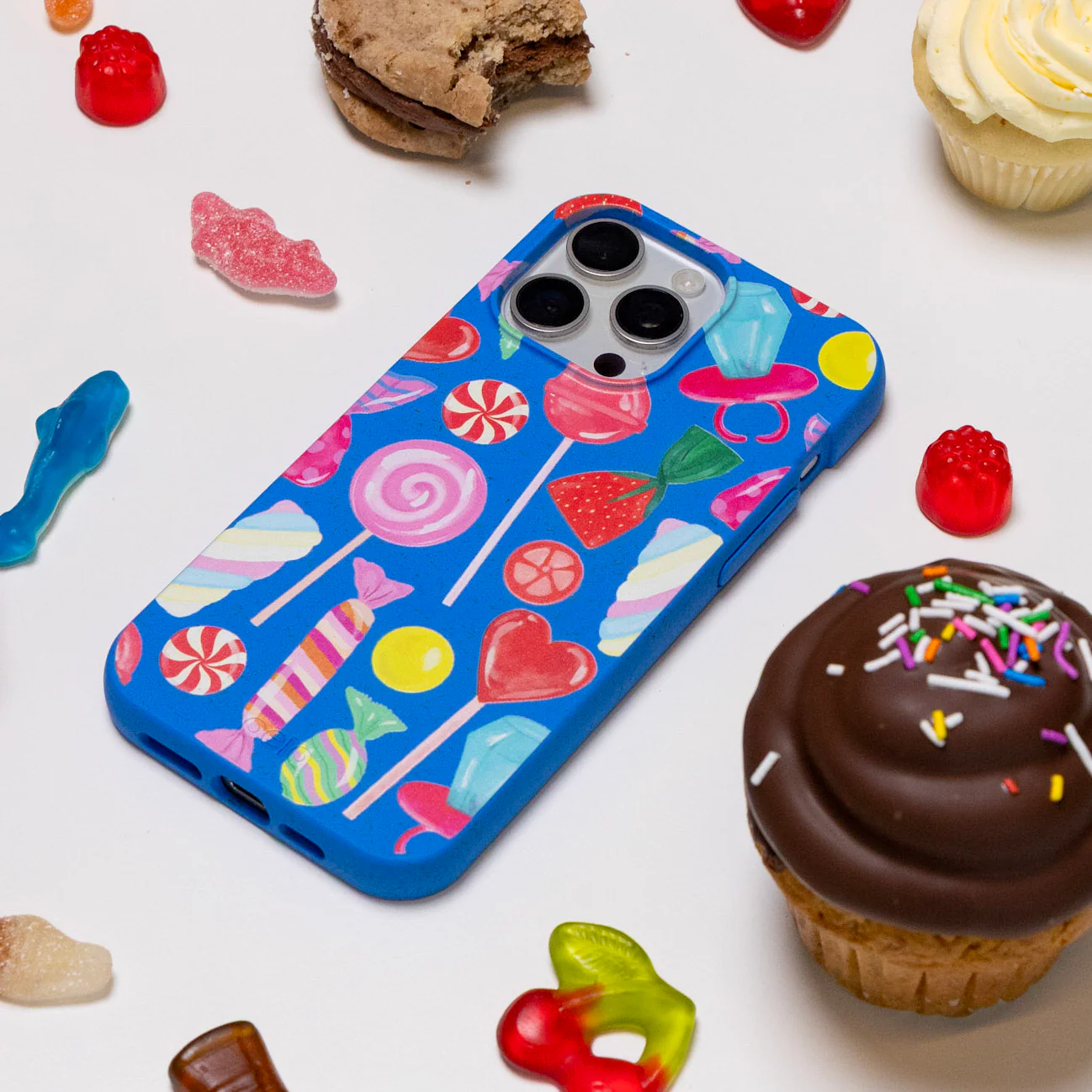 Electric Blue Candy Shop Google Pixel 6a Case - Image 2